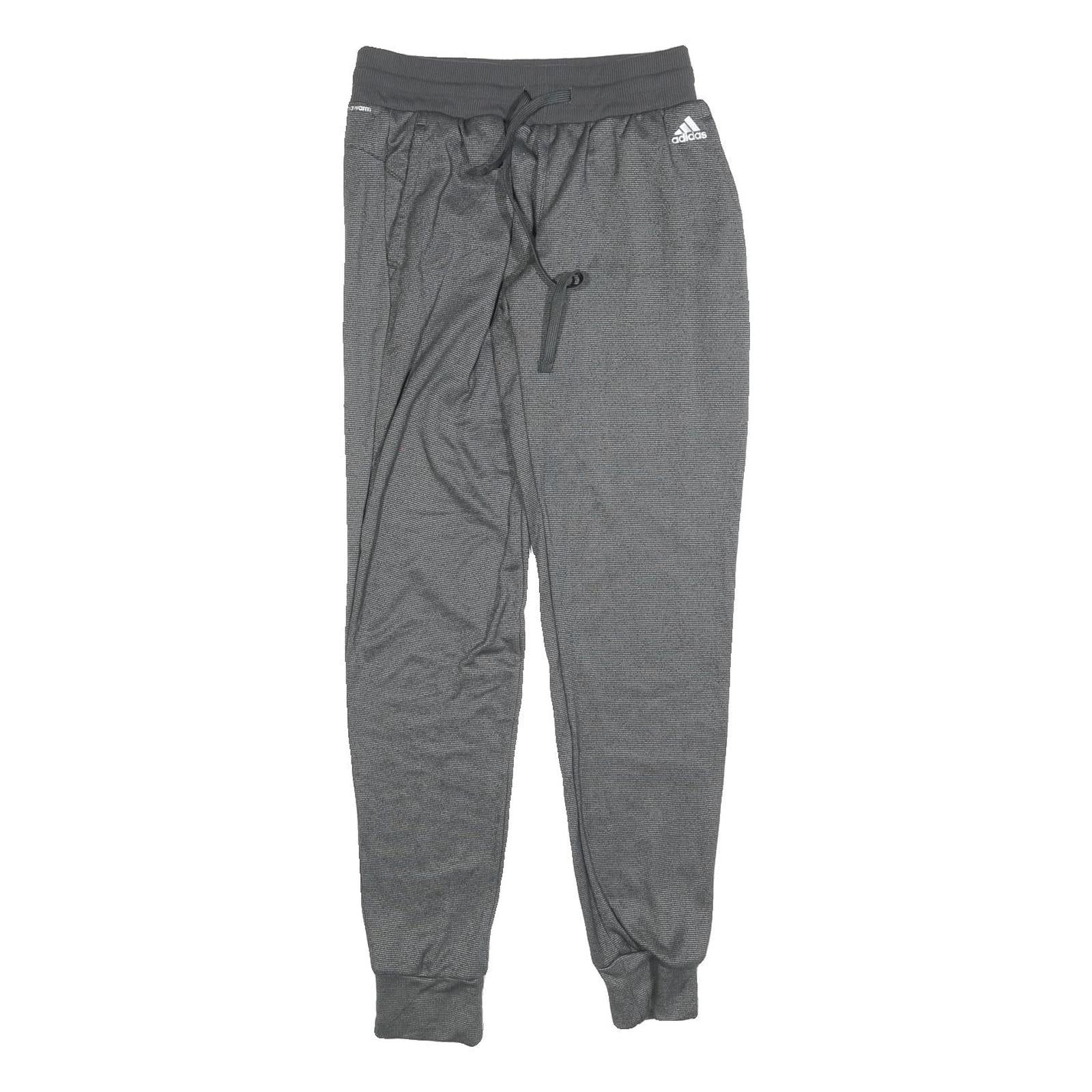 ADIDAS Womens Joggers Grey S W26 L30 Cotton Blend Regular Fit Tapered Leg Sport Refurbished - N/A refurbished available on Cerqular
