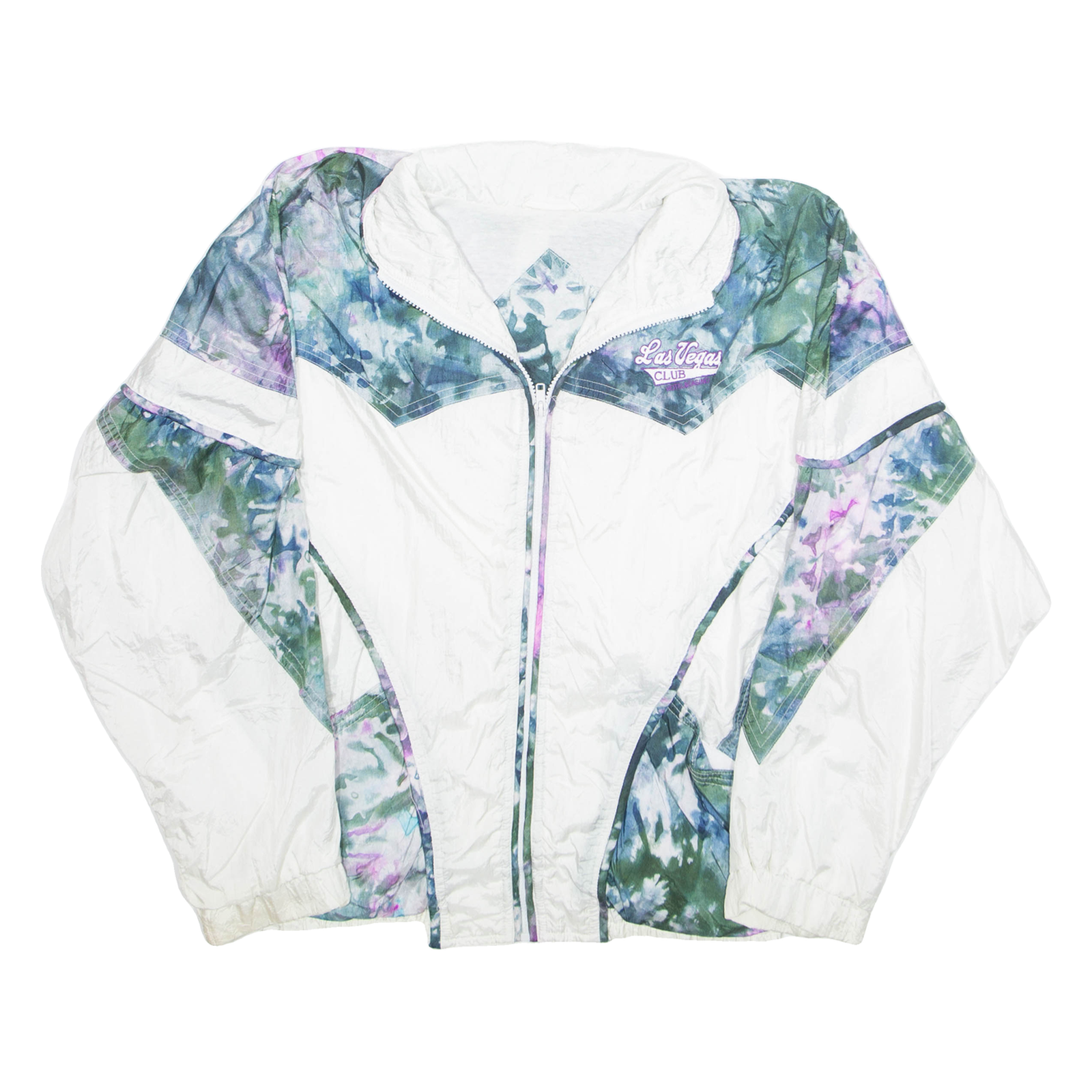 Buy Las Vegas Club Womens Shell Jacket White Nylon USA Floral L Refurbished - $36.39 Las Vegas Club Womens Shell Jacket White Nylon USA Floral L Refurbished - N/A refurbished available on Cerqular