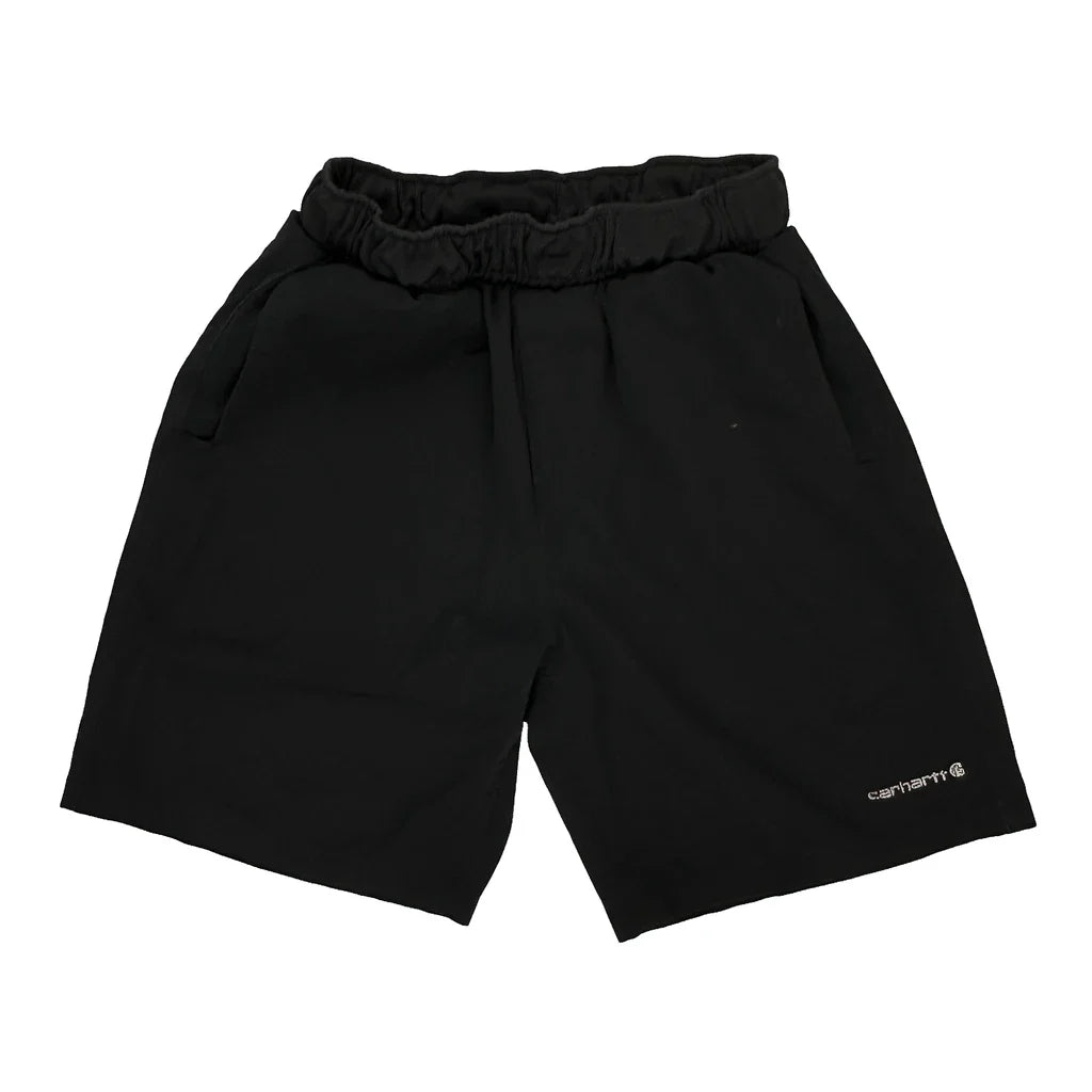 Age 10 Carhartt Shorts - Medium Black Polyester Refurbished - Thrifted (note: this is a term often used to describe second- refurbished available on Cerqular
