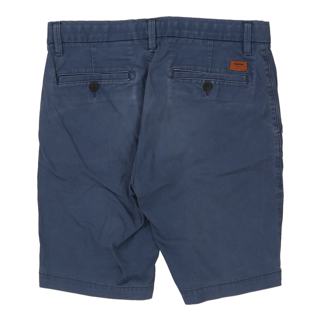 Timberland Shorts - 31W 10L Blue Cotton Refurbished - Thrifted (note: this is a term often used to describe second- refurbished available on Cerqular