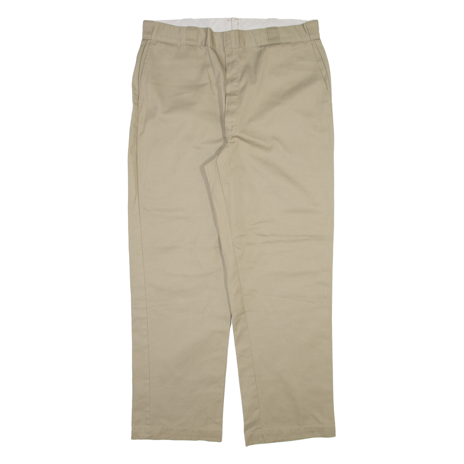 DICKIES Mens Trousers Beige Regular Straight W40 L32 Refurbished - N/A refurbished available on Cerqular