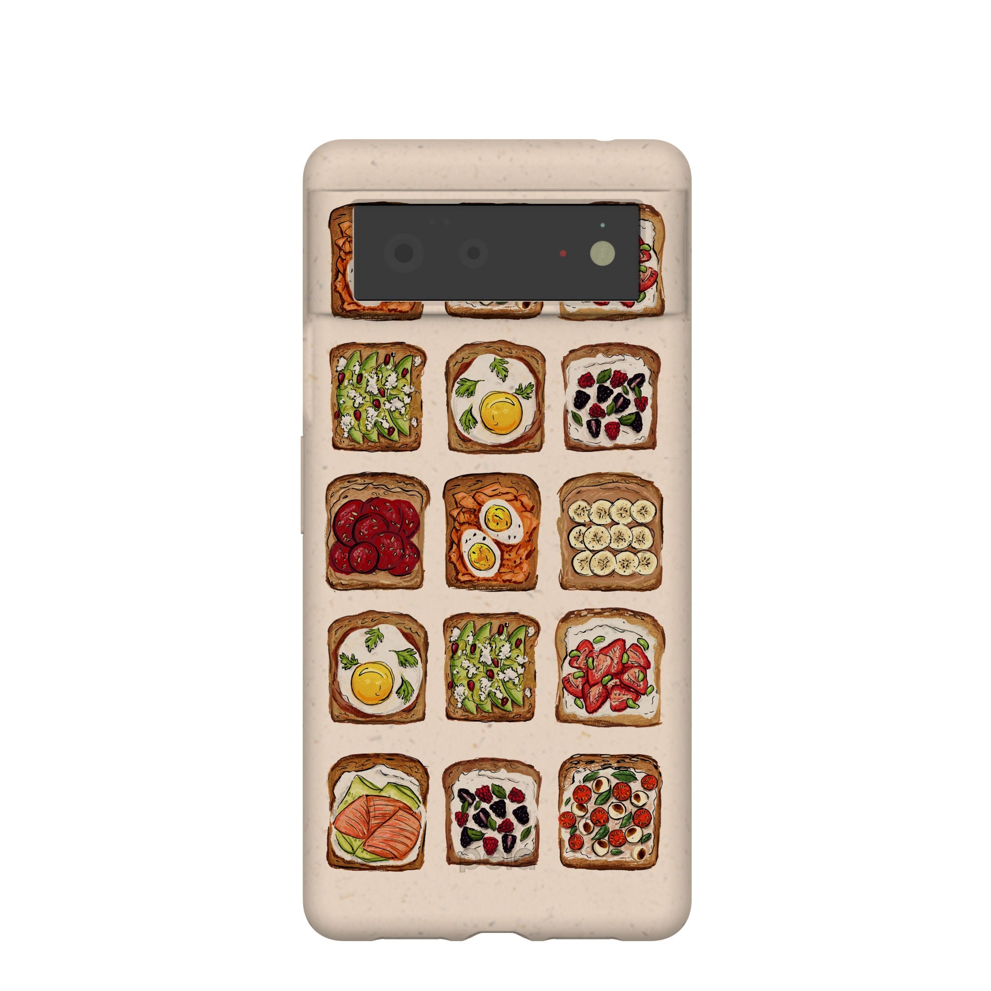 Seashell Toasted Google Pixel 6 Case Refurbished - Pela Case refurbished available on Cerqular