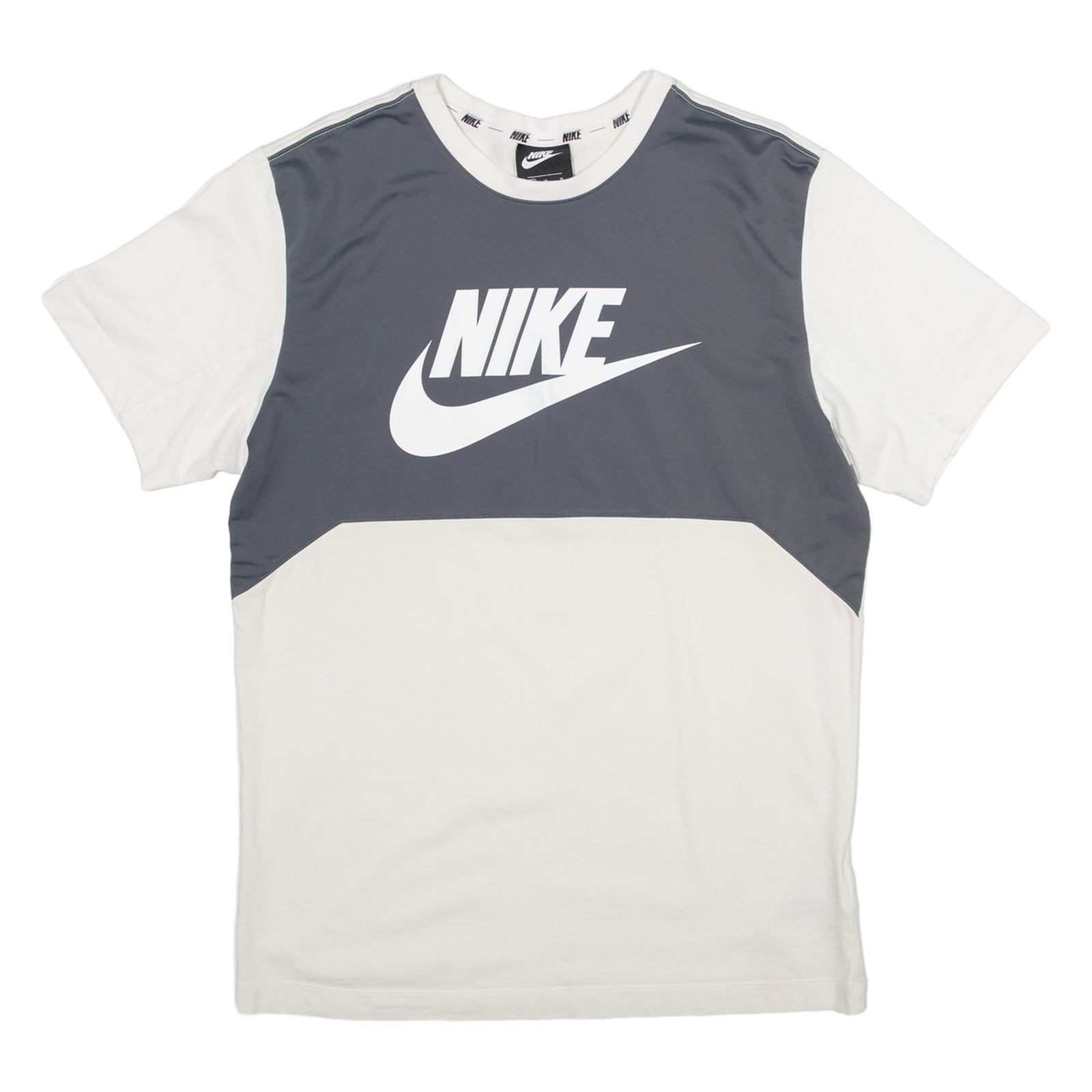 Buy NIKE Womens T-Shirt Grey M Refurbished - $15.59 NIKE Womens T-Shirt Grey M Refurbished - N/A refurbished available on Cerqular