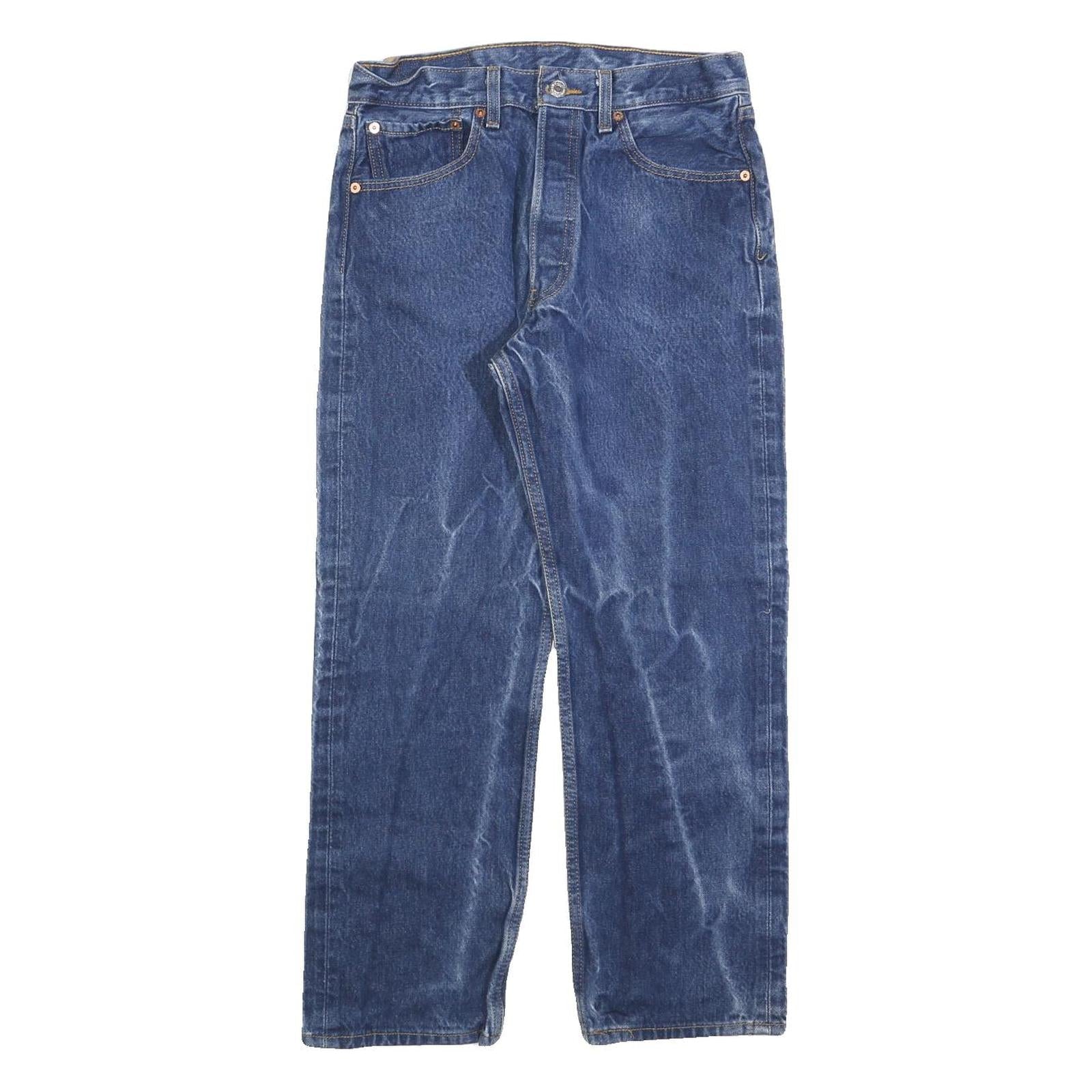 Buy LEVI'S 501 Mens Jeans Blue Regular Straight Denim Medium W32 L27 Classic Button Refurbished - $45.49 LEVI'S 501 Mens Jeans Blue Regular Straight Denim Medium W32 L27 Classic Button Refurbished - N/A refurbished available on Cerqular