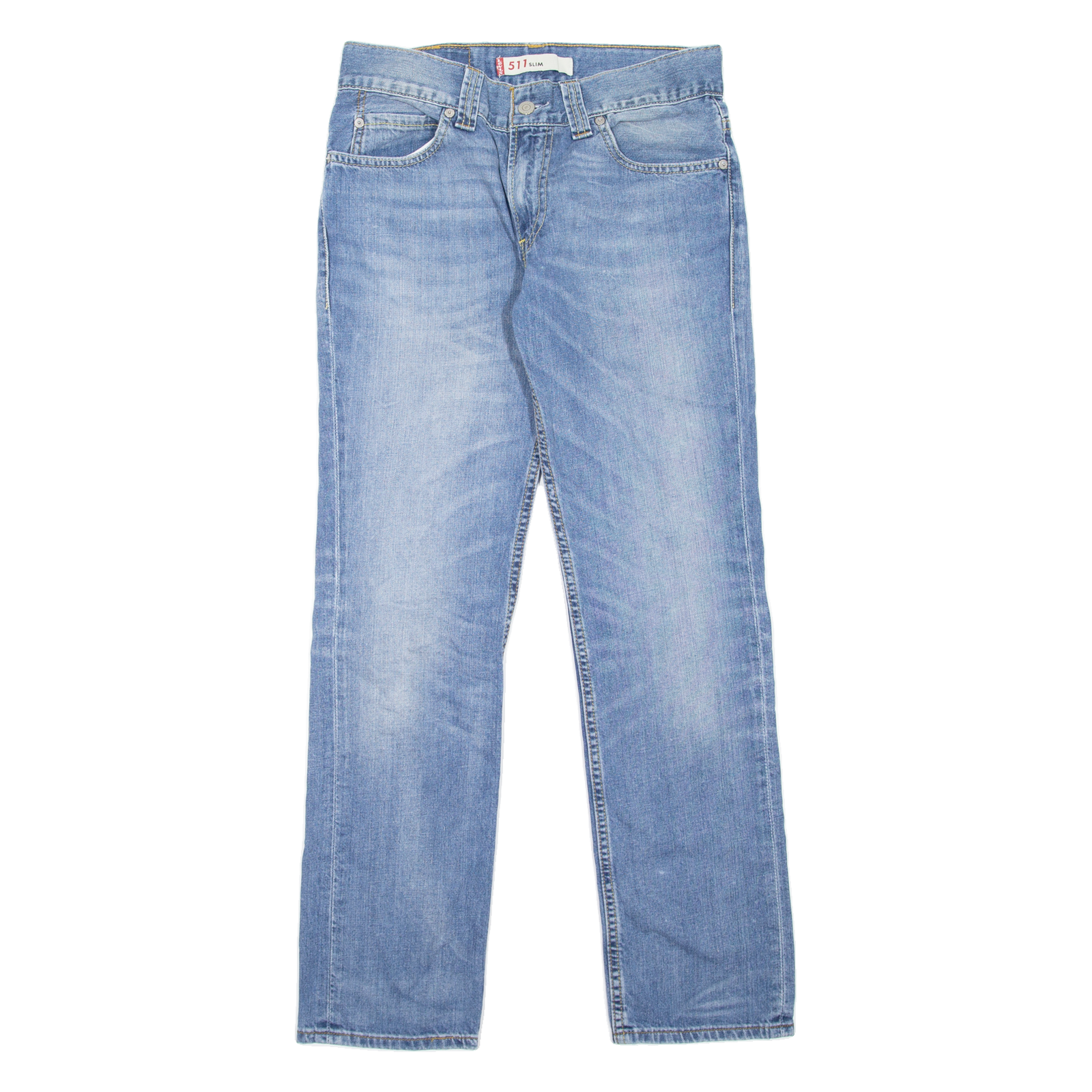 LEVI'S 511 Jeans Mens Blue Slim Straight Stone Wash W29 L32 Refurbished - N/A refurbished available on Cerqular