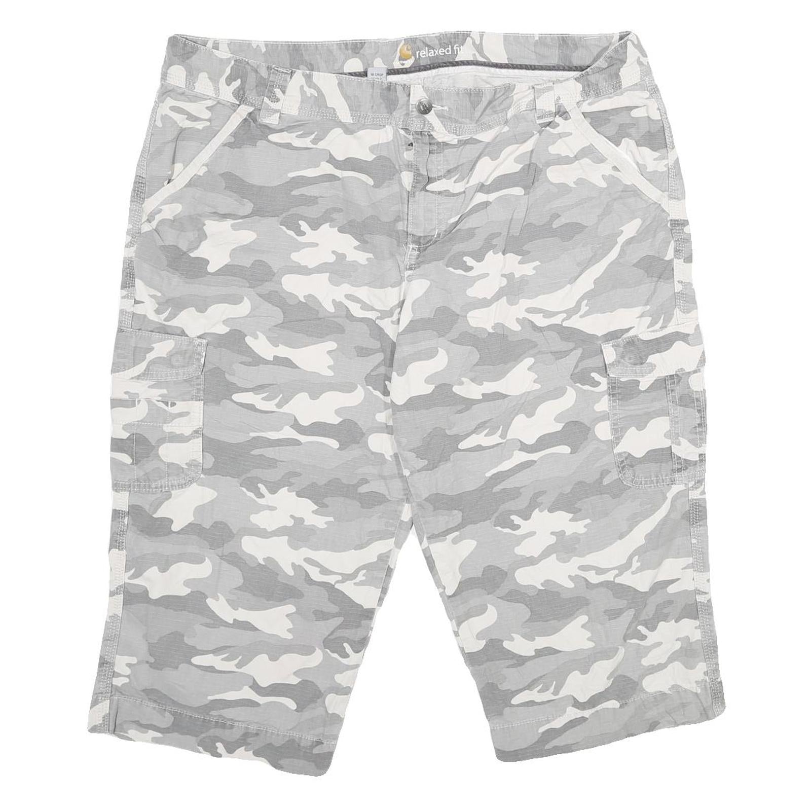 Buy CARHARTT Womens Shorts Grey & White Camouflage Casual UK 22 W40 Relaxed Fit Refurbished - $41.59 CARHARTT Womens Shorts Grey & White Camouflage Casual UK 22 W40 Relaxed Fit Refurbished - N/A refurbished available on Cerqular