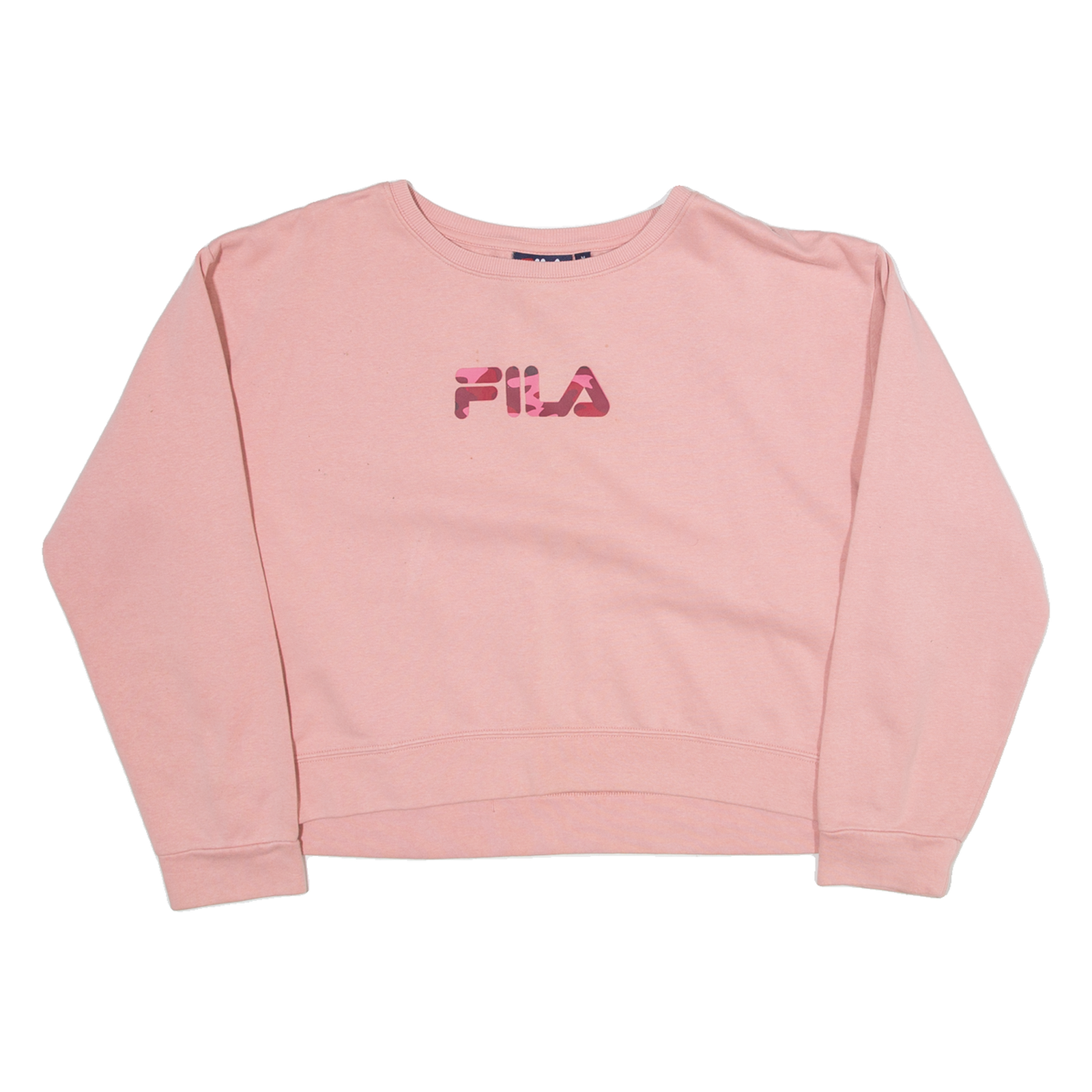 FILA Womens Sweatshirt Pink M Refurbished - N/A refurbished available on Cerqular