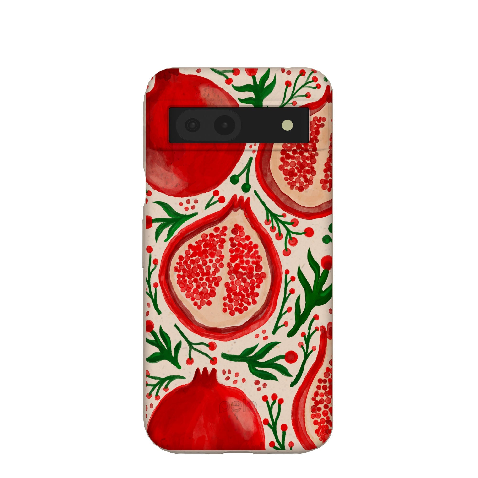Seashell Pomegranate Cheer Google Pixel 8a Case Refurbished - Pela Case refurbished available on Cerqular