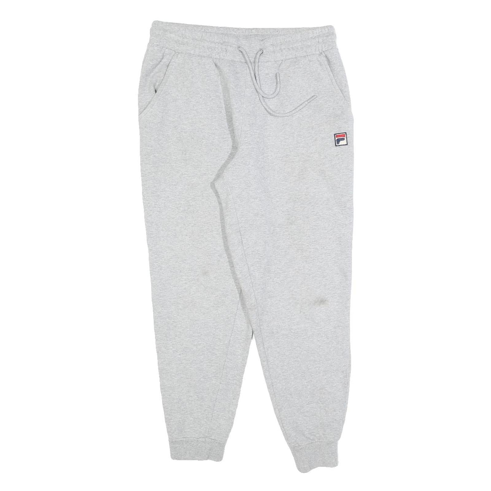 FILA Mens Joggers Grey S W28 L26 Slim Tapered Cotton Blend Casual Activewear Refurbished - N/A refurbished available on Cerqular