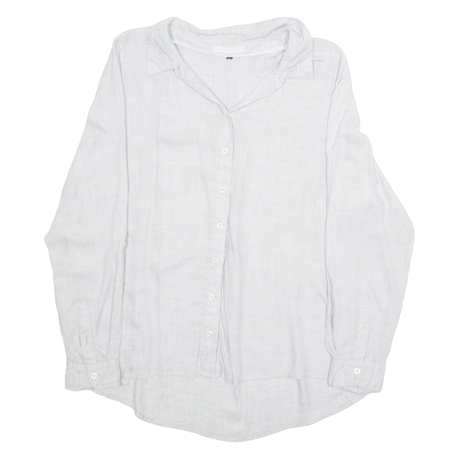 Buy Womens Blouse Grey Collared Long Sleeve L Refurbished - $16.89 Womens Blouse Grey Collared Long Sleeve L Refurbished - N/A refurbished available on Cerqular