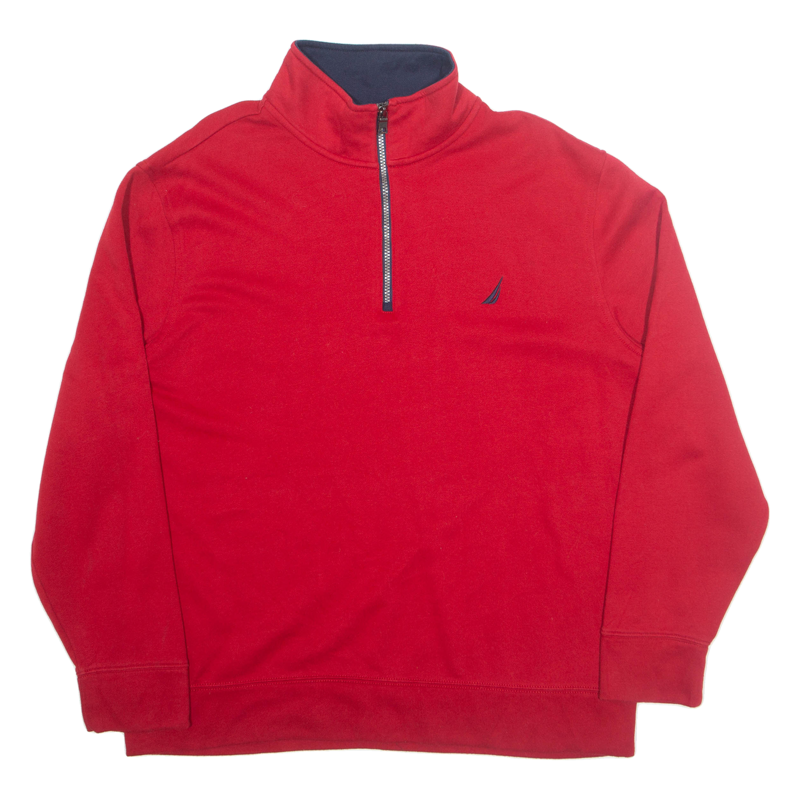 Buy NAUTICA Mens Sweatshirt Red 1/4 Zip XL Refurbished - $28.59 NAUTICA Mens Sweatshirt Red 1/4 Zip XL Refurbished - N/A refurbished available on Cerqular