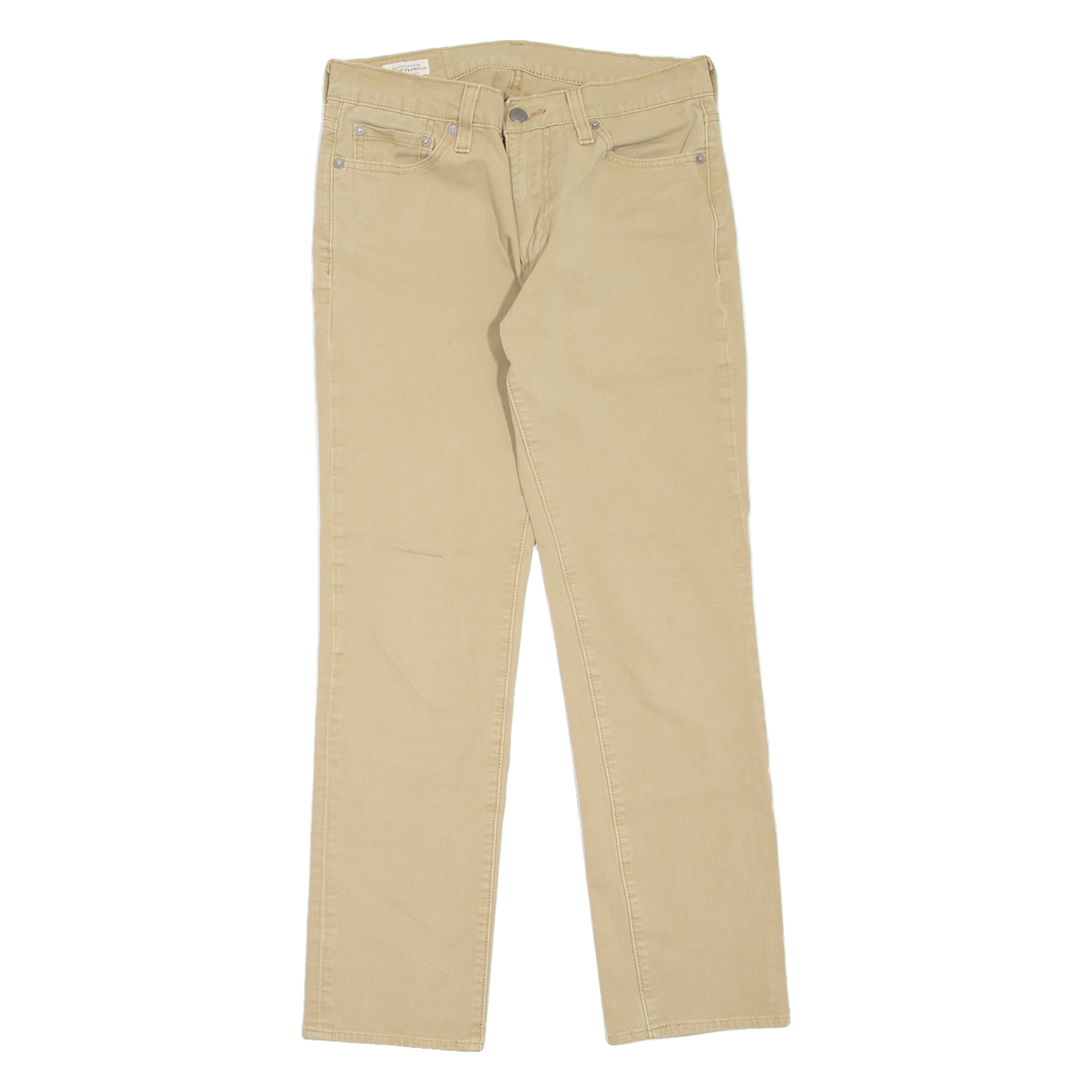 LEVI'S 511 BIG E Jeans Mens Beige Slim Straight W29 L30 Refurbished - N/A refurbished available on Cerqular