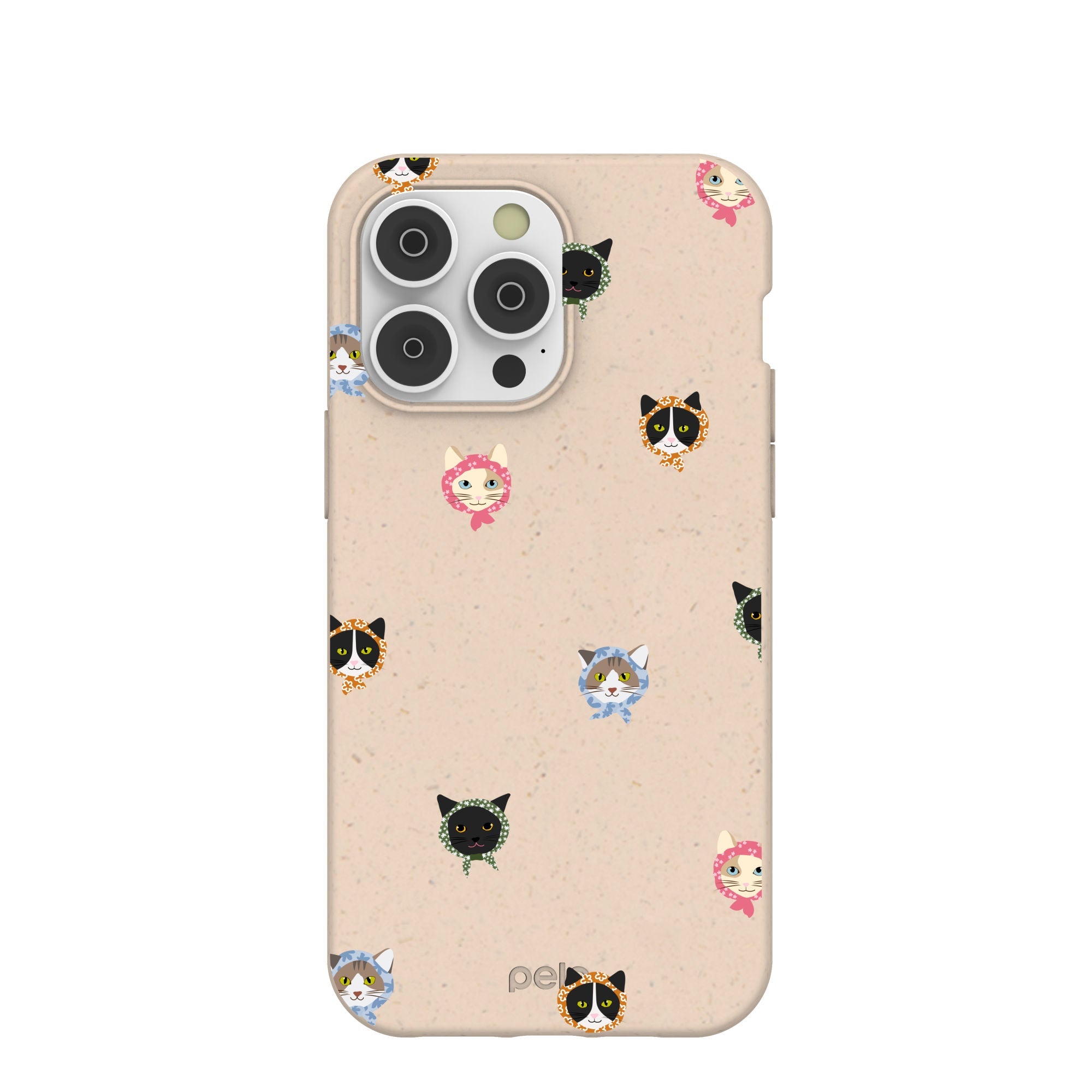 Seashell Cat Couture iPhone 14 Pro Max Case Refurbished - Pela Case refurbished available on Cerqular