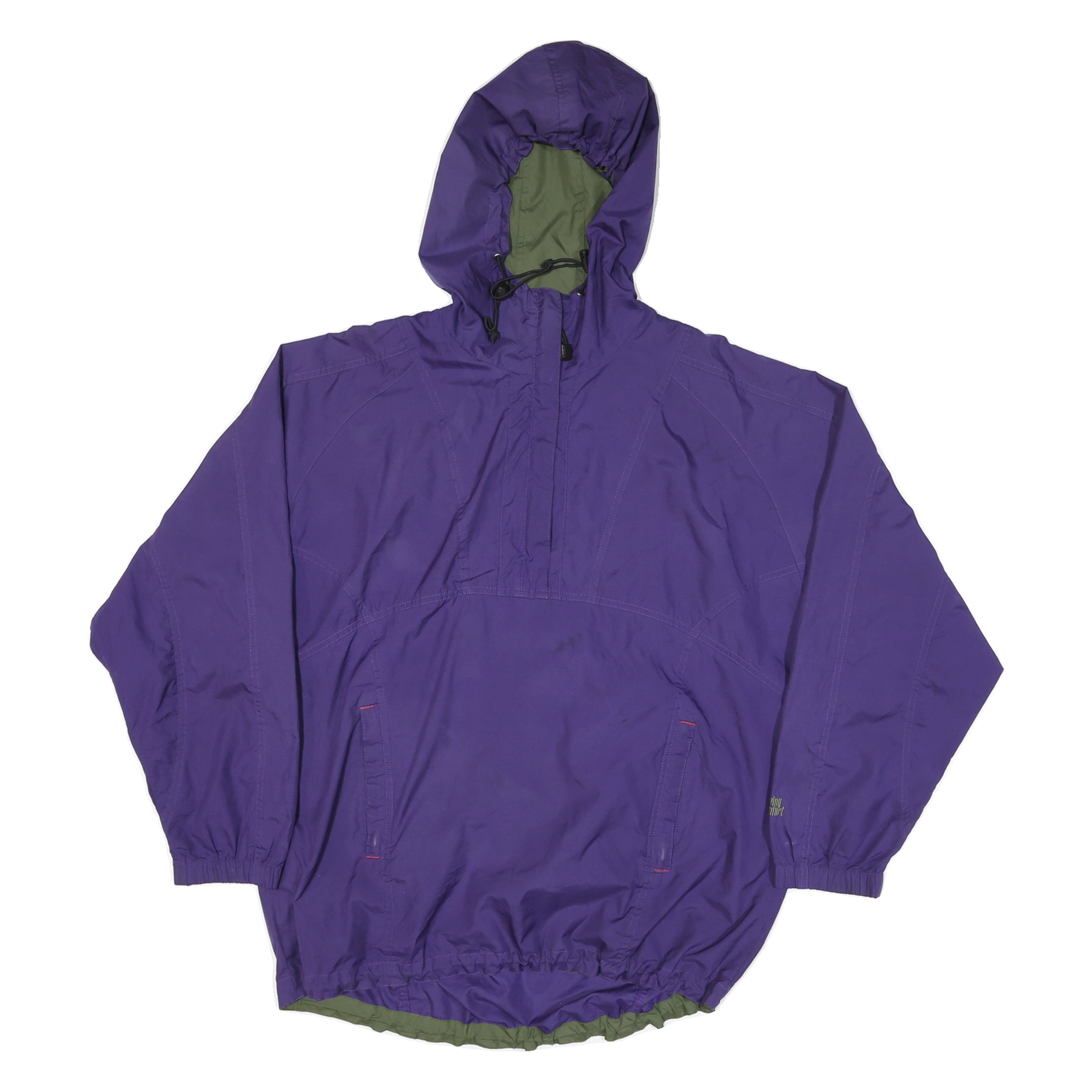 Womens Purple Hooded Jacket L Polyester Blend Zip Outdoor Casual Refurbished - N/A refurbished available on Cerqular
