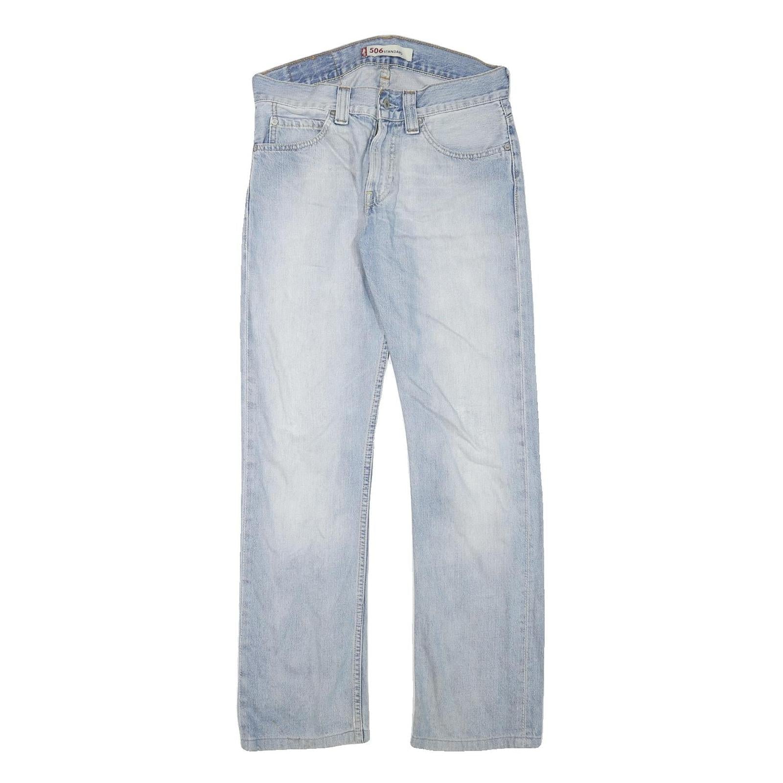 LEVI'S Mens Jeans Light Blue Regular Straight Denim Stone Wash W30 L31 Casual Refurbished - N/A refurbished available on Cerqular