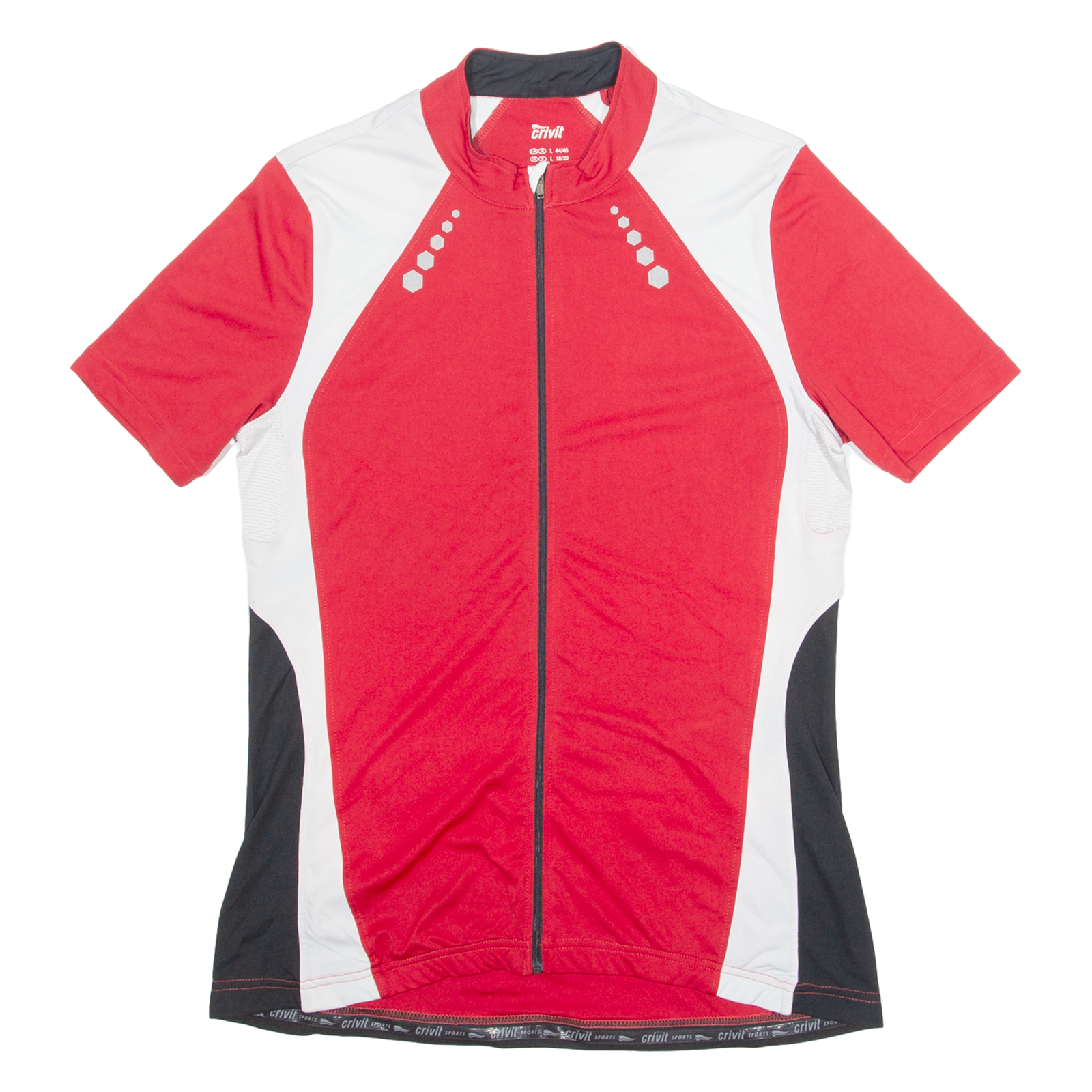 CRIVIT Cycling Mens Jersey Red 1/4 Zip L Refurbished - N/A refurbished available on Cerqular