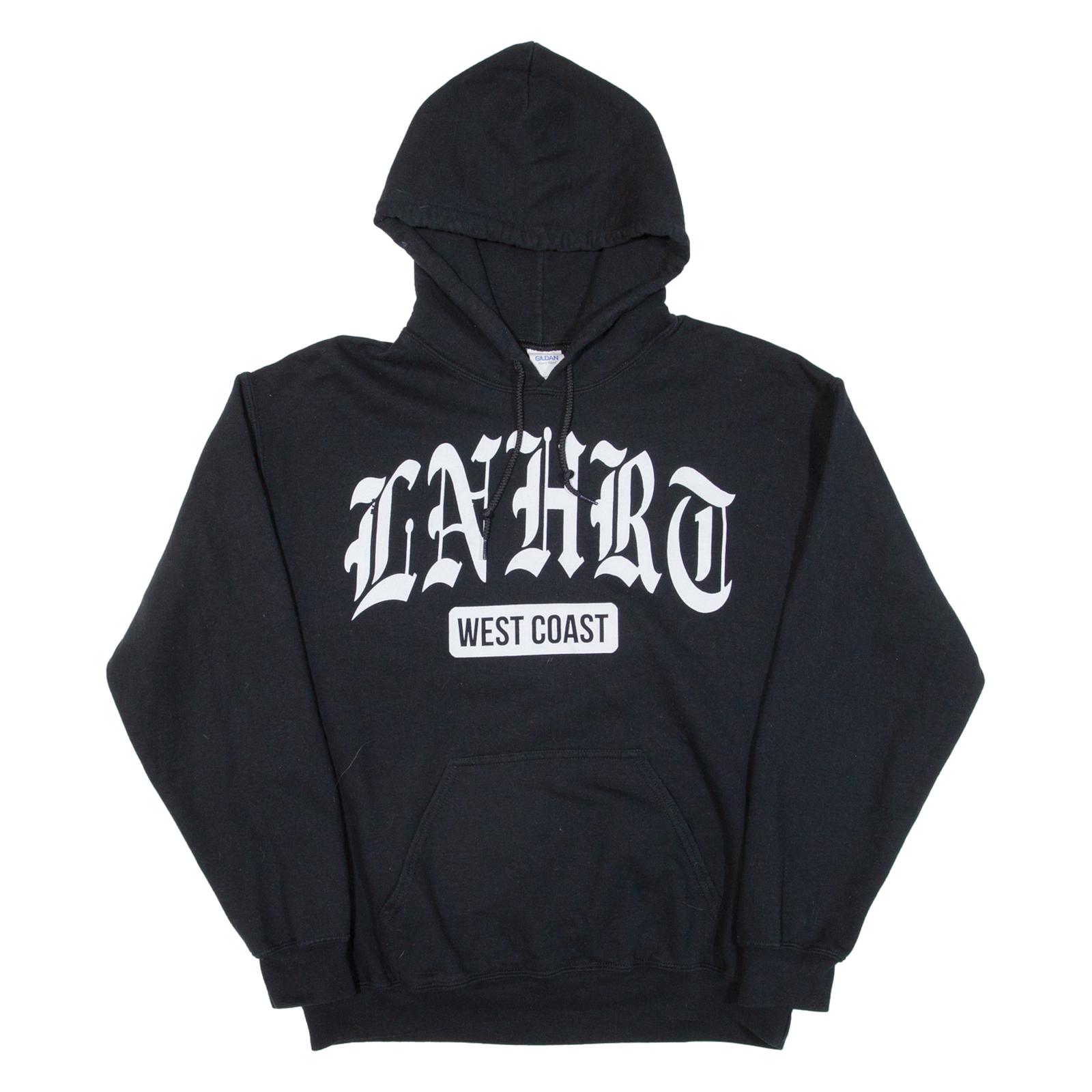 GILDAN West Coast Mens Black Hoodie USA M Refurbished - N/A refurbished available on Cerqular