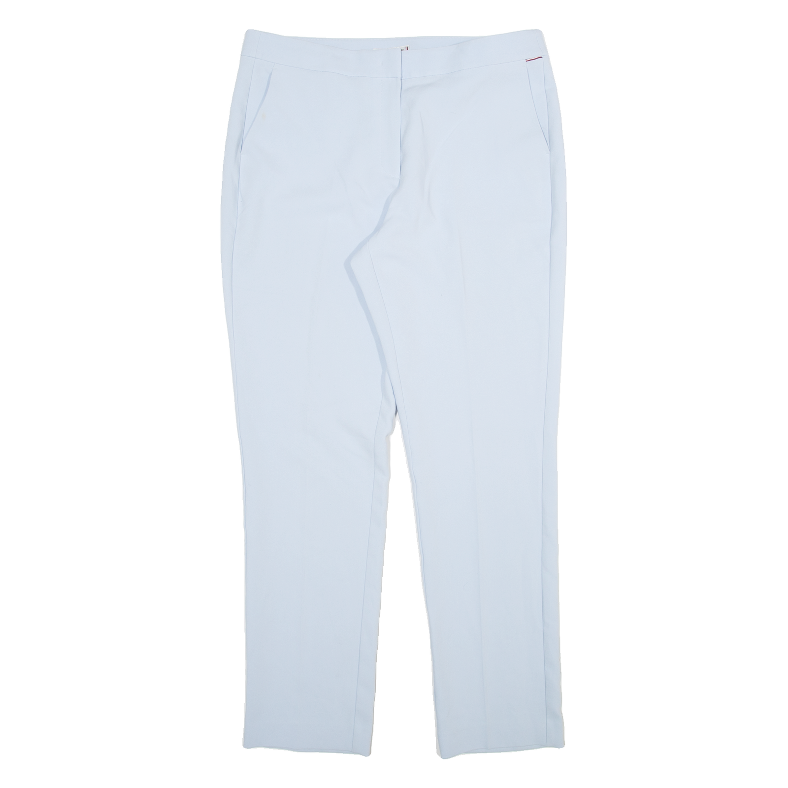 TOMMY HILFIGER Womens Trousers Blue Regular Straight W34 L31 Refurbished - N/A refurbished available on Cerqular