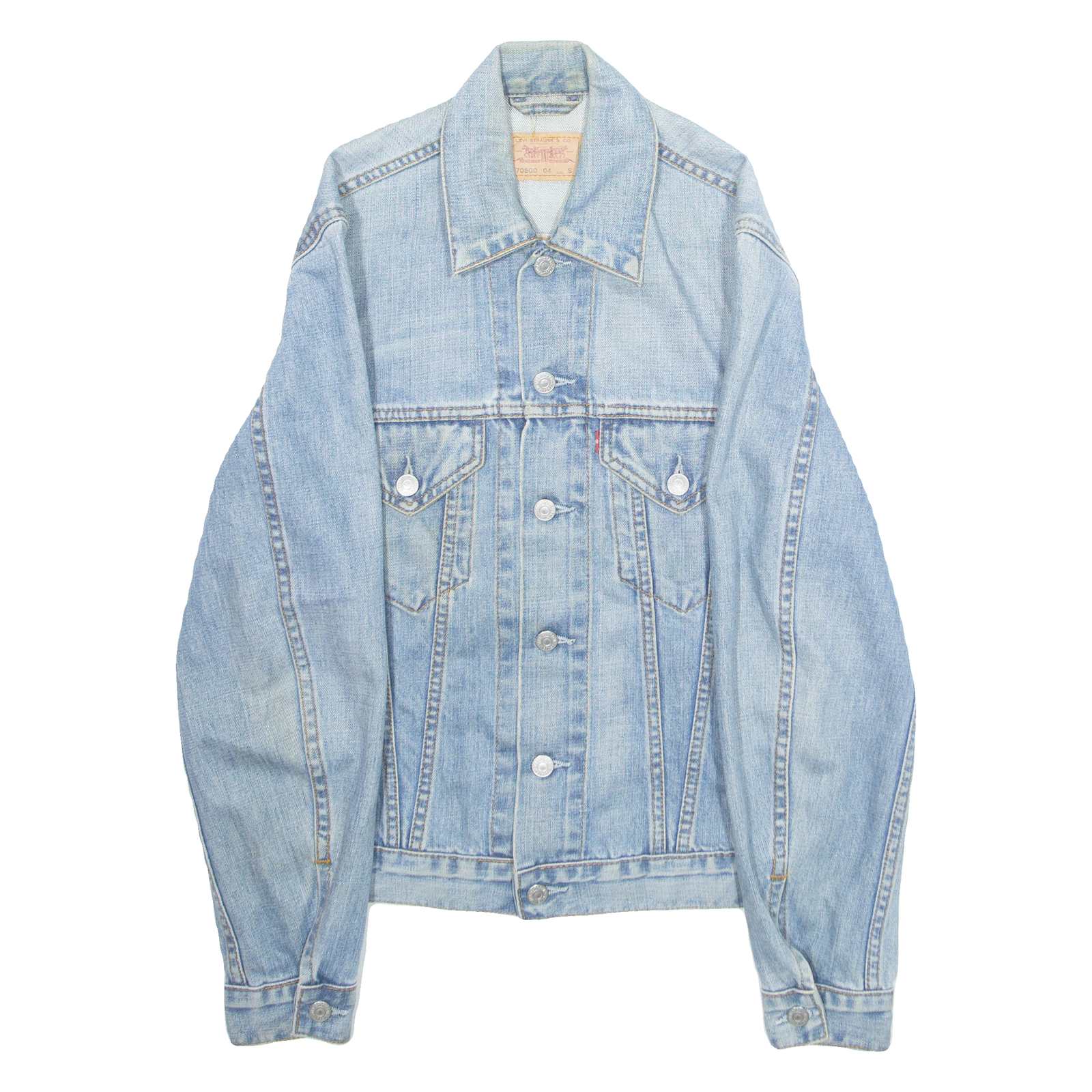 LEVI'S Womens Denim Jacket Blue S Refurbished - N/A refurbished available on Cerqular