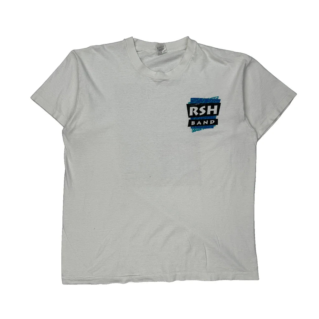 Rsh Band Fruit Of The Loom Band T-Shirt - XL White Cotton Refurbished - Thrifted (note: this is a term often used to describe second- refurbished available on Cerqular