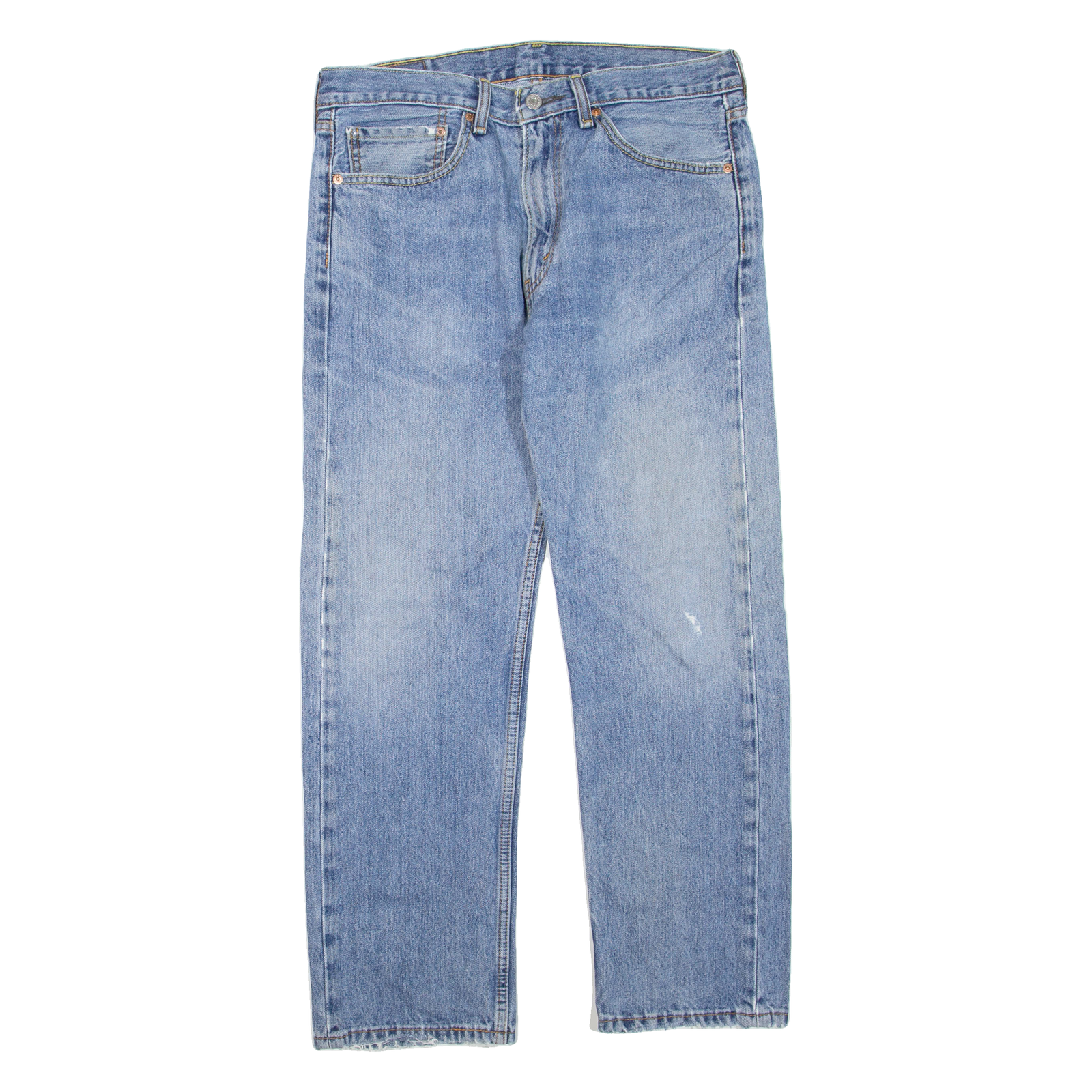 LEVI'S 505 Jeans Mens Blue Regular Straight W34 L30 Refurbished - N/A refurbished available on Cerqular