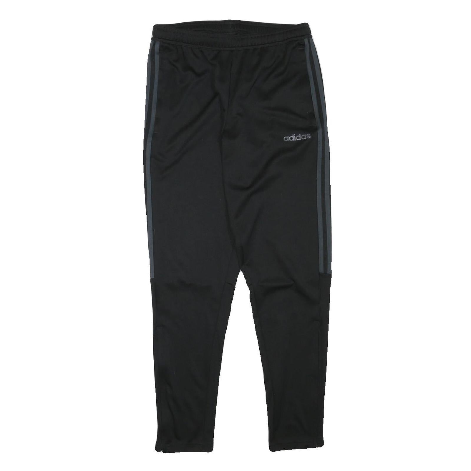 ADIDAS Mens Joggers Black Grey Slim Tapered M W28 L29 Track Pants Refurbished - N/A refurbished available on Cerqular