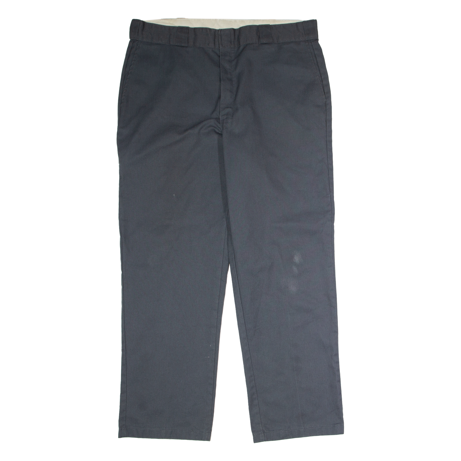 DICKIES Workwear Mens Trousers Grey Regular Straight W38 L30 Refurbished - N/A refurbished available on Cerqular