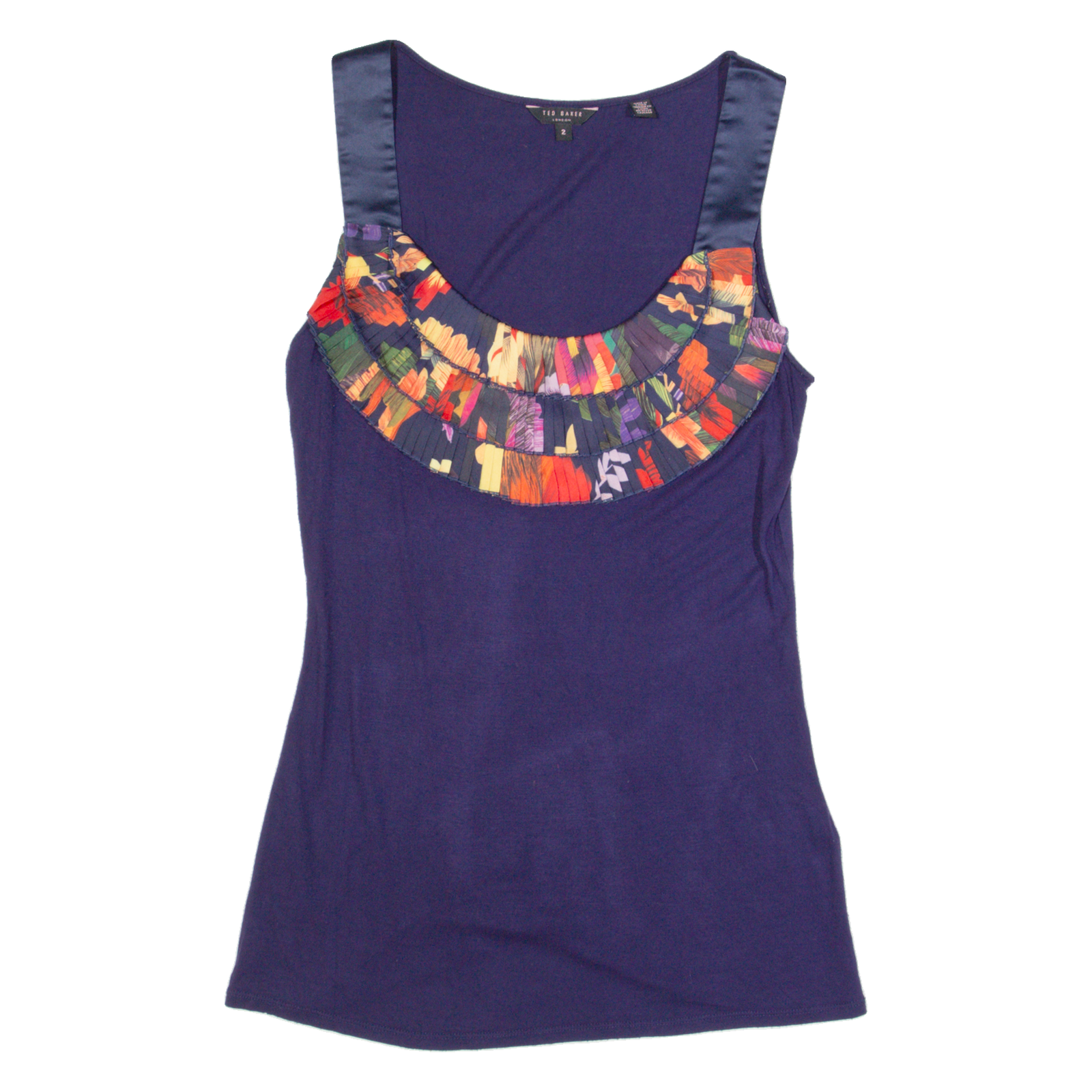 TED BAKER Womens Vest Blue Sleeveless S Refurbished - N/A refurbished available on Cerqular