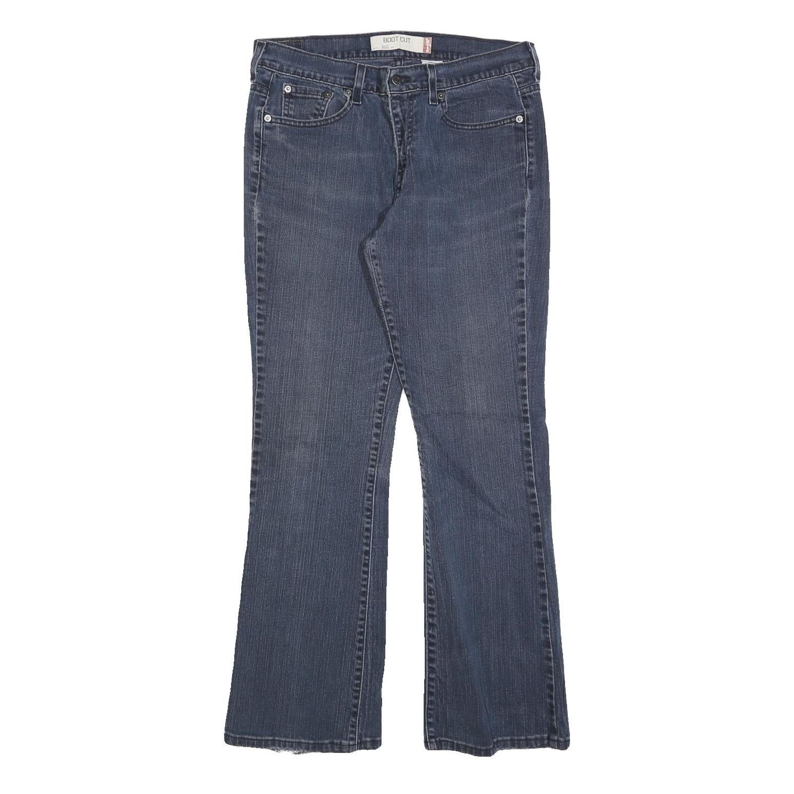 LEVI'S 515 Womens Jeans Blue Regular Bootcut Denim Medium W32 L32 Classic Cotton Refurbished - N/A refurbished available on Cerqular