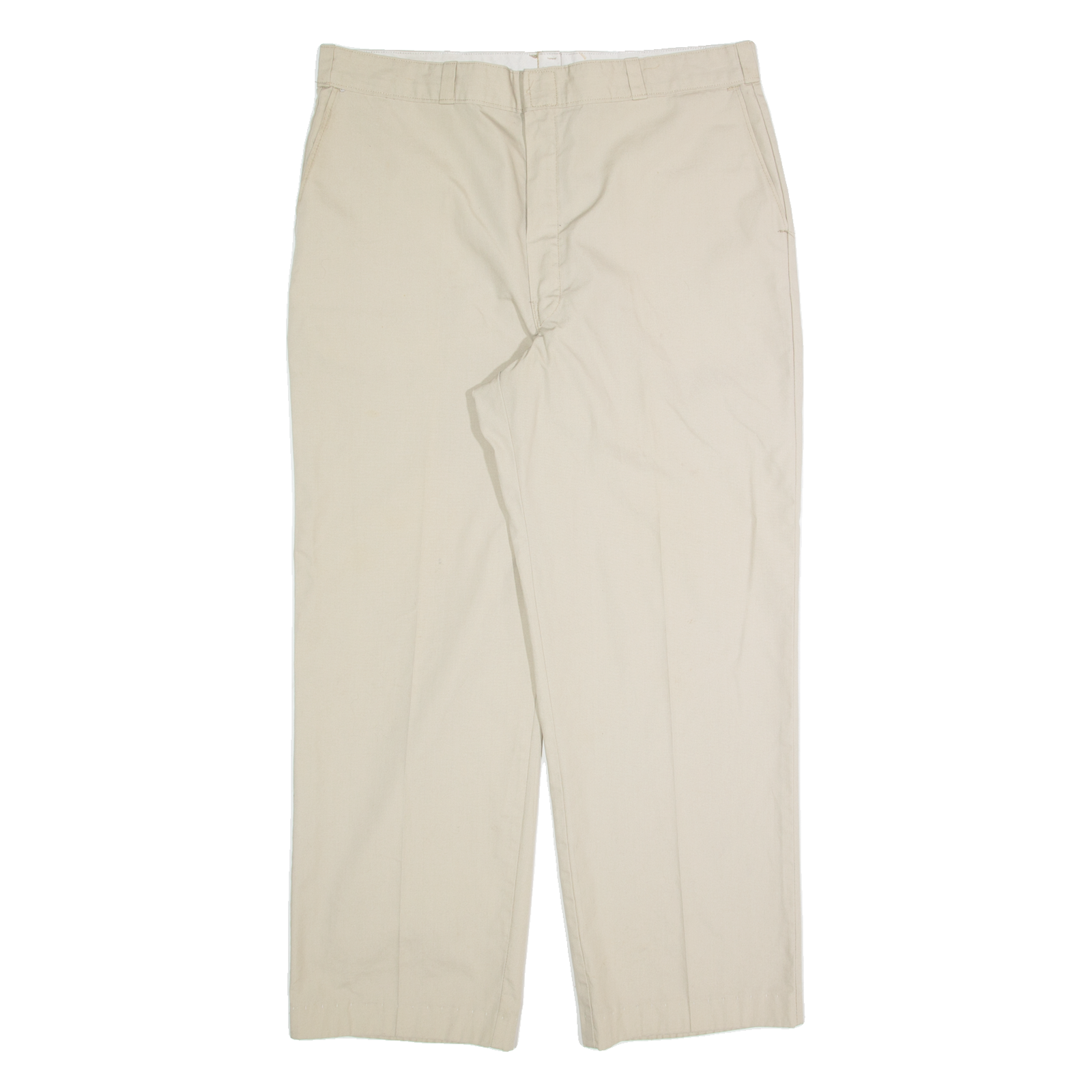 DICKIES Workwear Mens Trousers Beige Regular Straight W38 L27 Refurbished - N/A refurbished available on Cerqular