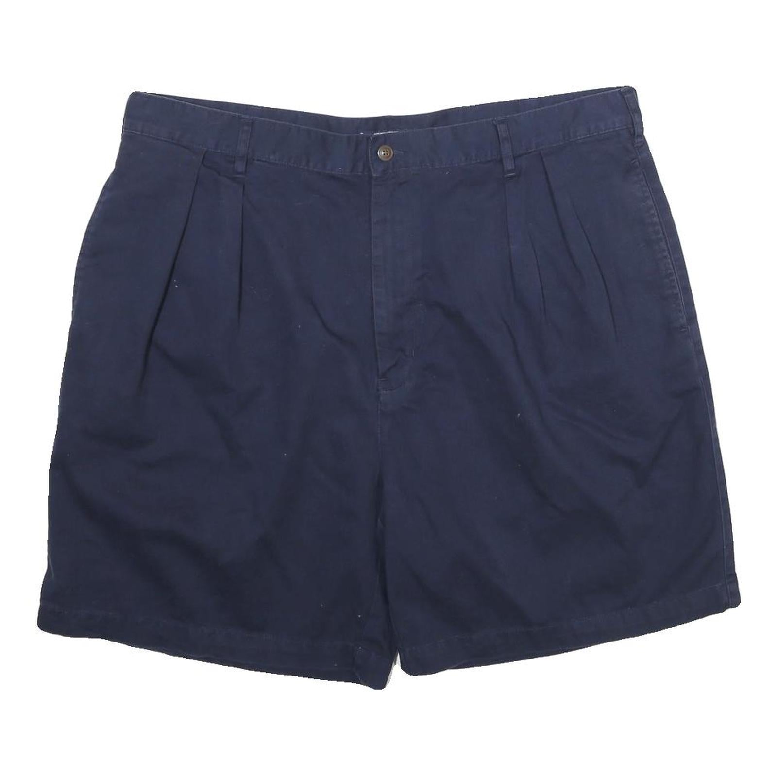 CHAPS RALPH LAUREN Mens Navy Casual Shorts XL W38 Classic Cotton Comfort Refurbished - N/A refurbished available on Cerqular