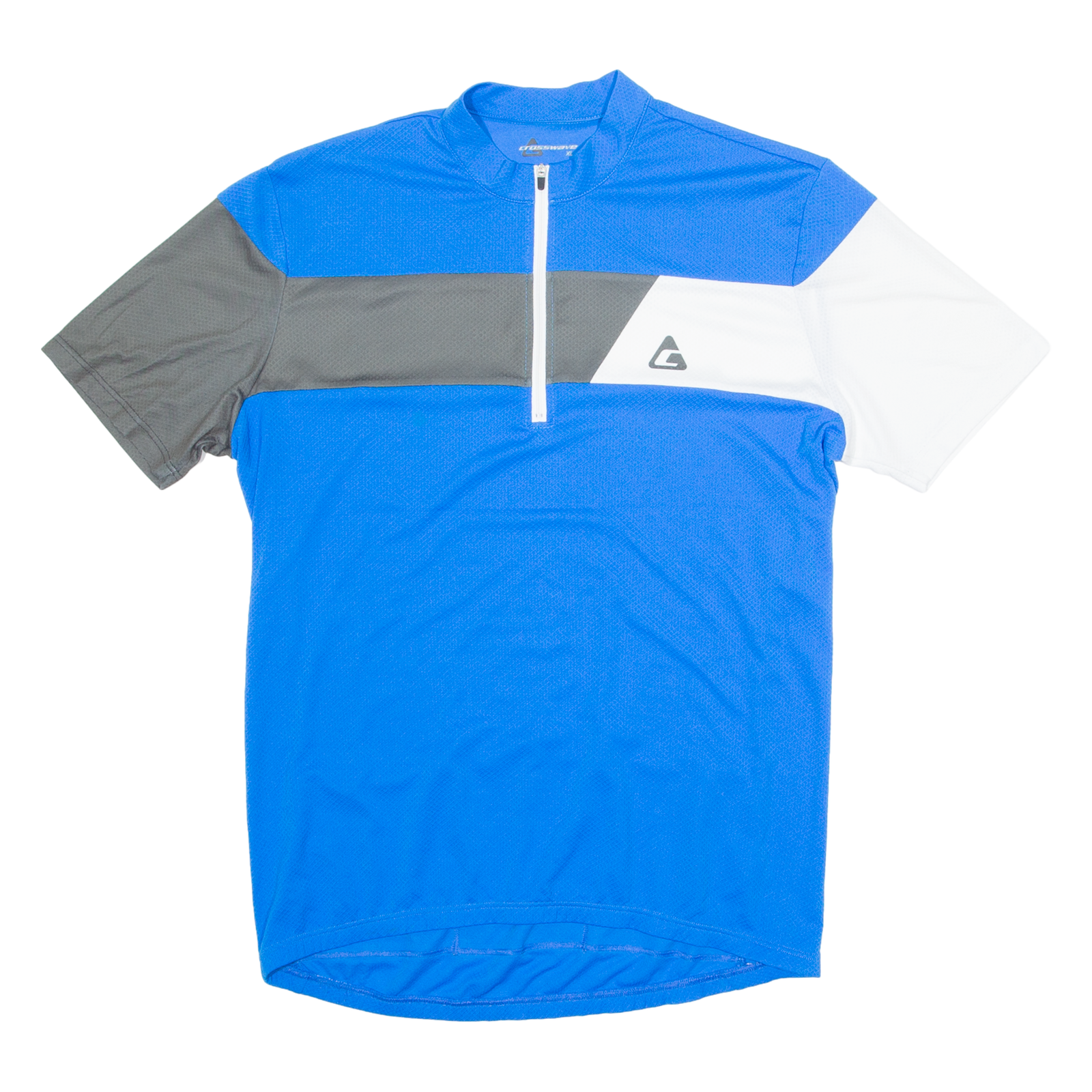 CROSSWAVE Cycling Mens Jersey Blue 1/4 Zip XL Refurbished - N/A refurbished available on Cerqular