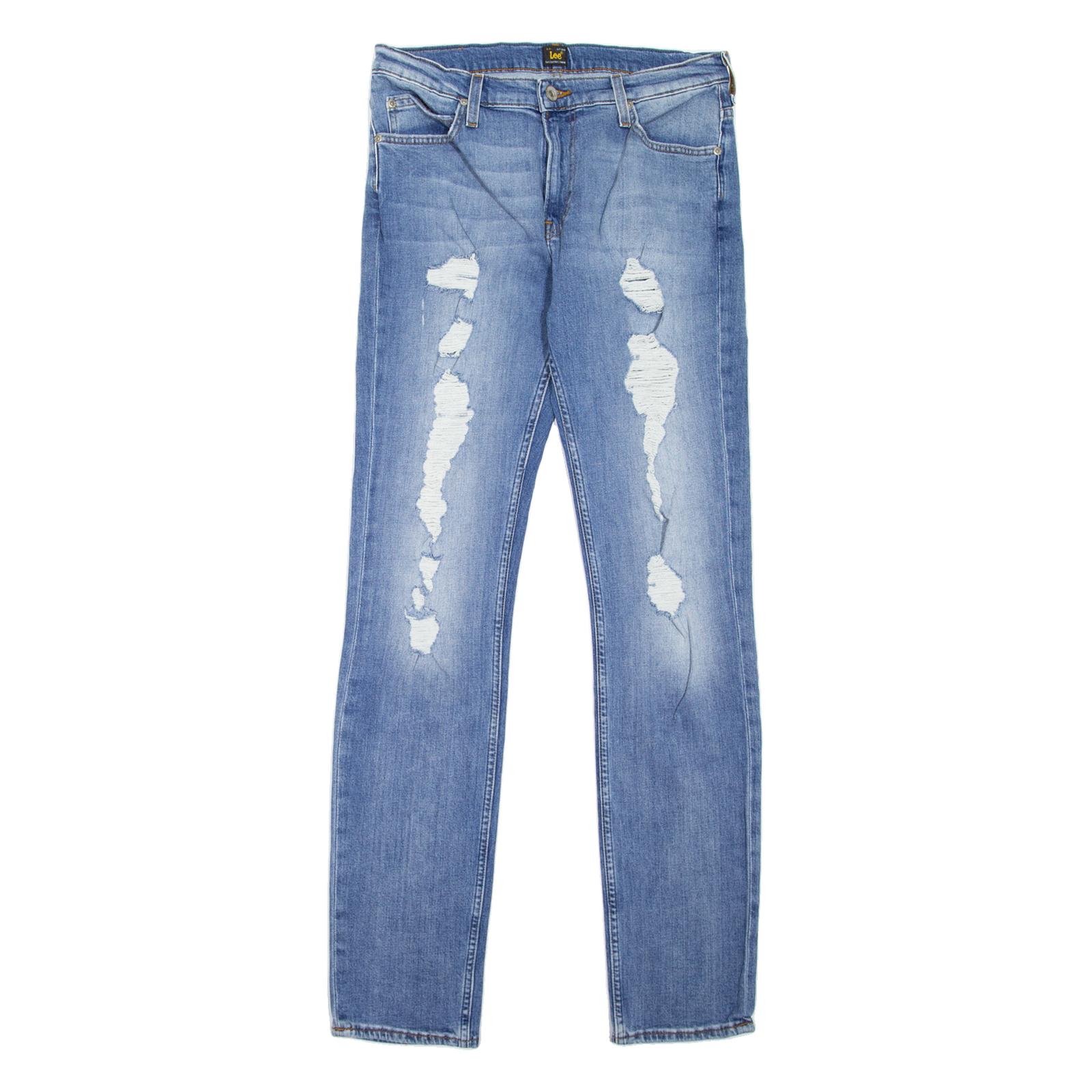 LEE Mens Jeans Blue Slim Straight Stone Wash W30 L34 Refurbished - N/A refurbished available on Cerqular