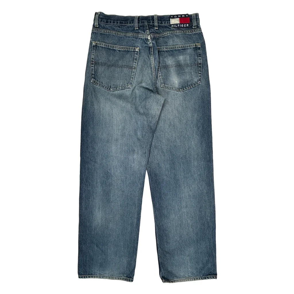 Buy Tommy Hilfiger Jeans - 32W 29L Blue Denim Refurbished - $33.49 Tommy Hilfiger Jeans - 32W 29L Blue Denim Refurbished - Thrifted (note: this is a term often used to describe second- refurbished available on Cerqular