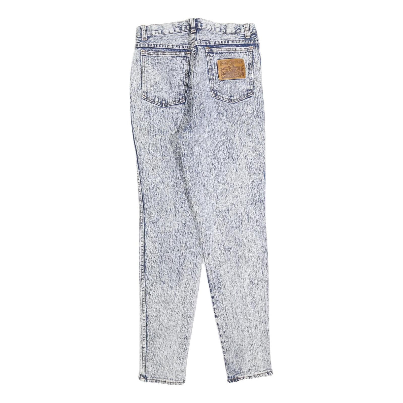 NIX Womens Jeans Blue Slim Skinny Denim Light W26 L29 Acid Wash Zip Refurbished - N/A refurbished available on Cerqular