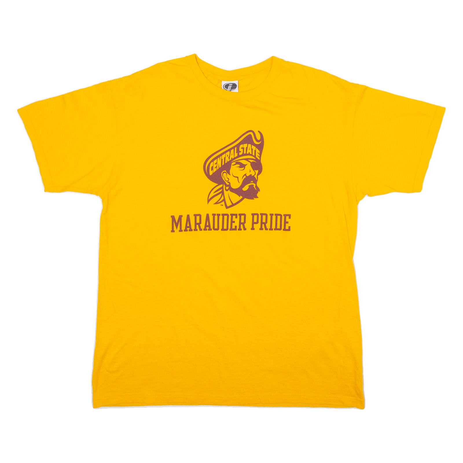 IMPACT SPORTS Central State Marauder Pride Mens T-Shirt Yellow USA L Refurbished - N/A refurbished available on Cerqular