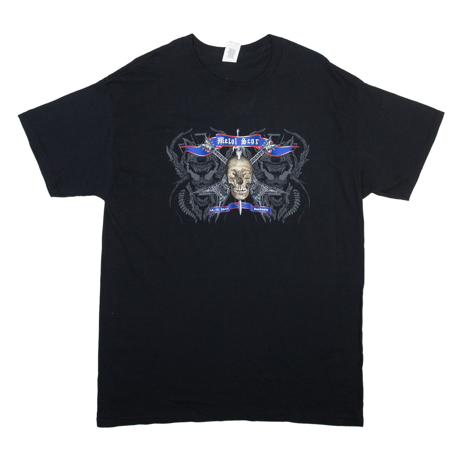 GILDAN Mens Band T-Shirt Black L Refurbished - N/A refurbished available on Cerqular