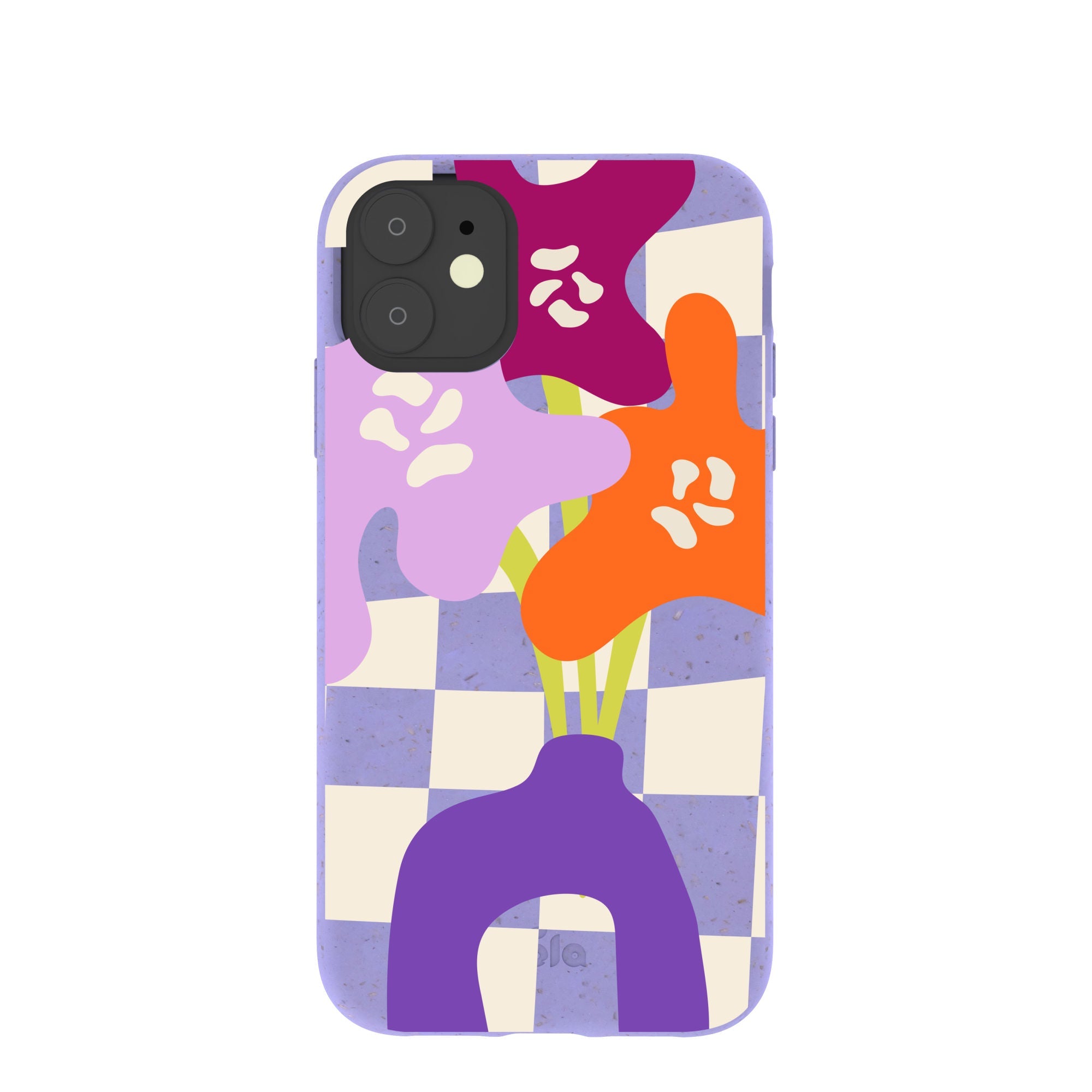 Lavender Bright Blooms iPhone 11 Case Refurbished - Pela Case refurbished available on Cerqular