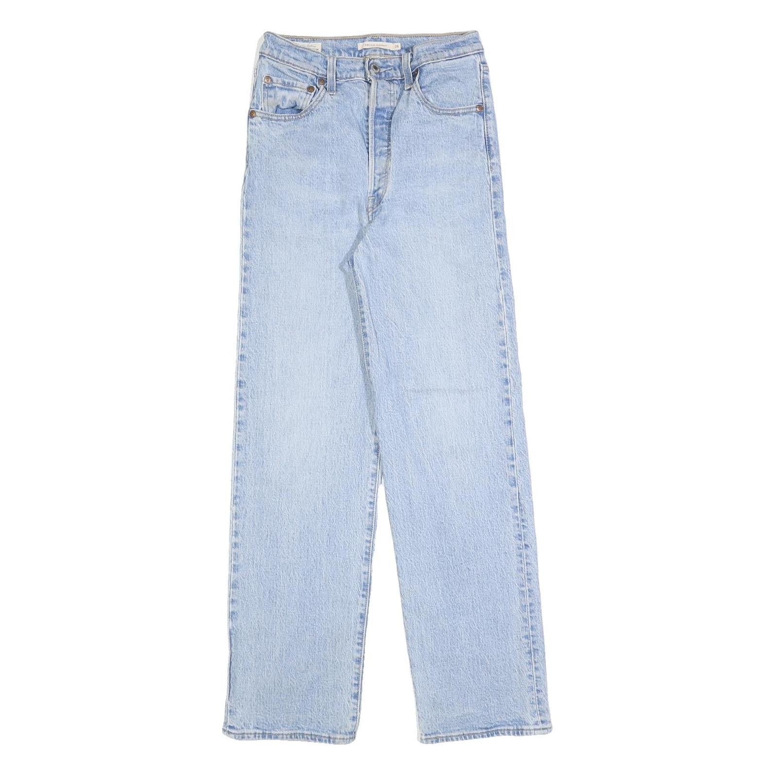 Buy LEVI'S Womens Regular Fit Straight Leg Denim Light Blue Cotton Blend Button W26 Refurbished - $41.59 LEVI'S Womens Regular Fit Straight Leg Denim Light Blue Cotton Blend Button W26 Refurbished - N/A refurbished available on Cerqular