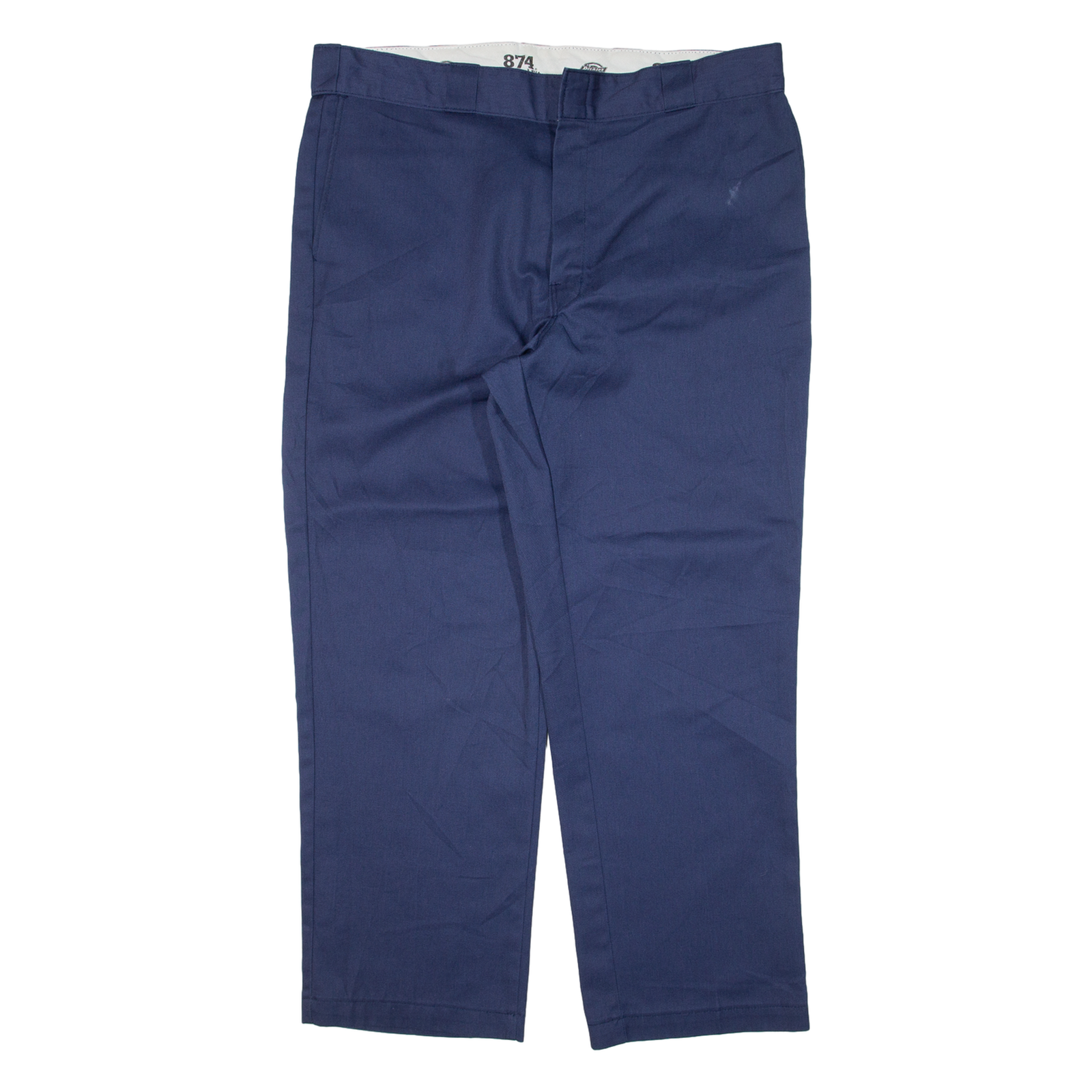 DICKIES 874 Workwear Mens Trousers Blue Regular Straight W38 L29 Refurbished - N/A refurbished available on Cerqular