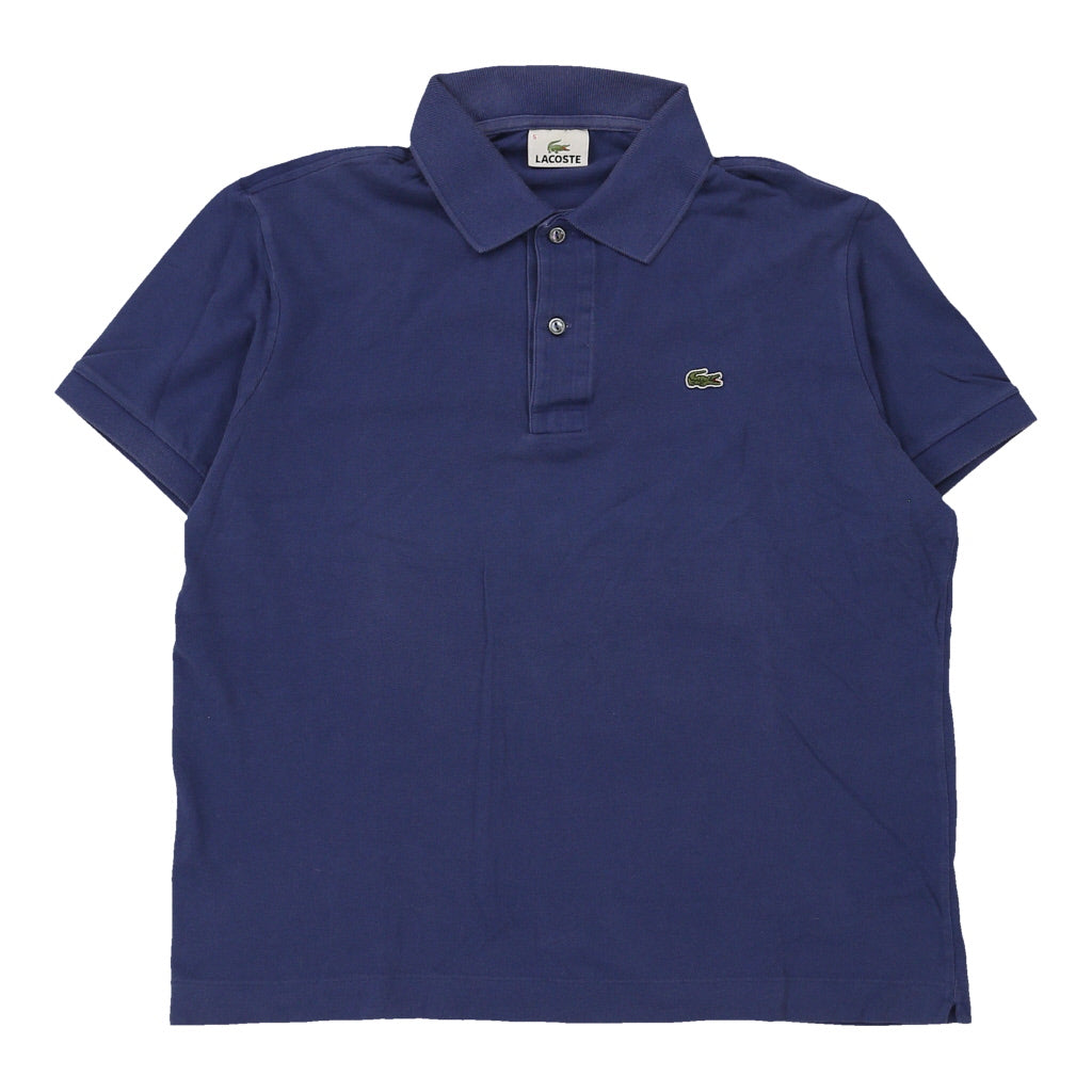 Buy Lacoste Polo Shirt - Medium Blue Cotton Refurbished - $26.79 Lacoste Polo Shirt - Medium Blue Cotton Refurbished - Thrifted (note: this is a term often used to describe second- refurbished available on Cerqular