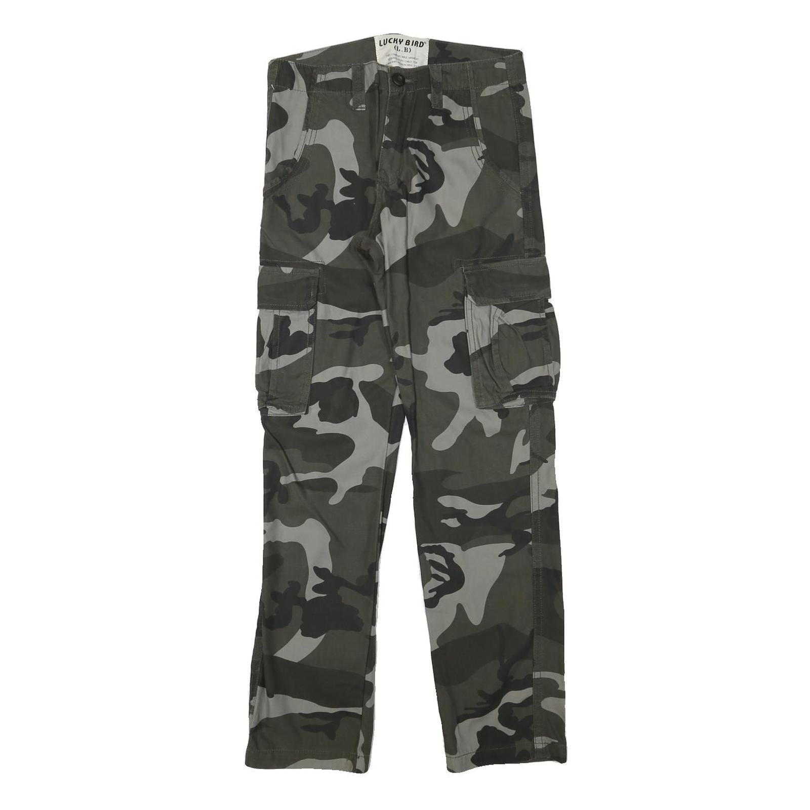 Buy LUCKY BIRD Mens Regular Fit Cotton Blend Camouflage Cargo Trousers W30 L32 Refurbished - $23.39 LUCKY BIRD Mens Regular Fit Cotton Blend Camouflage Cargo Trousers W30 L32 Refurbished - N/A refurbished available on Cerqular