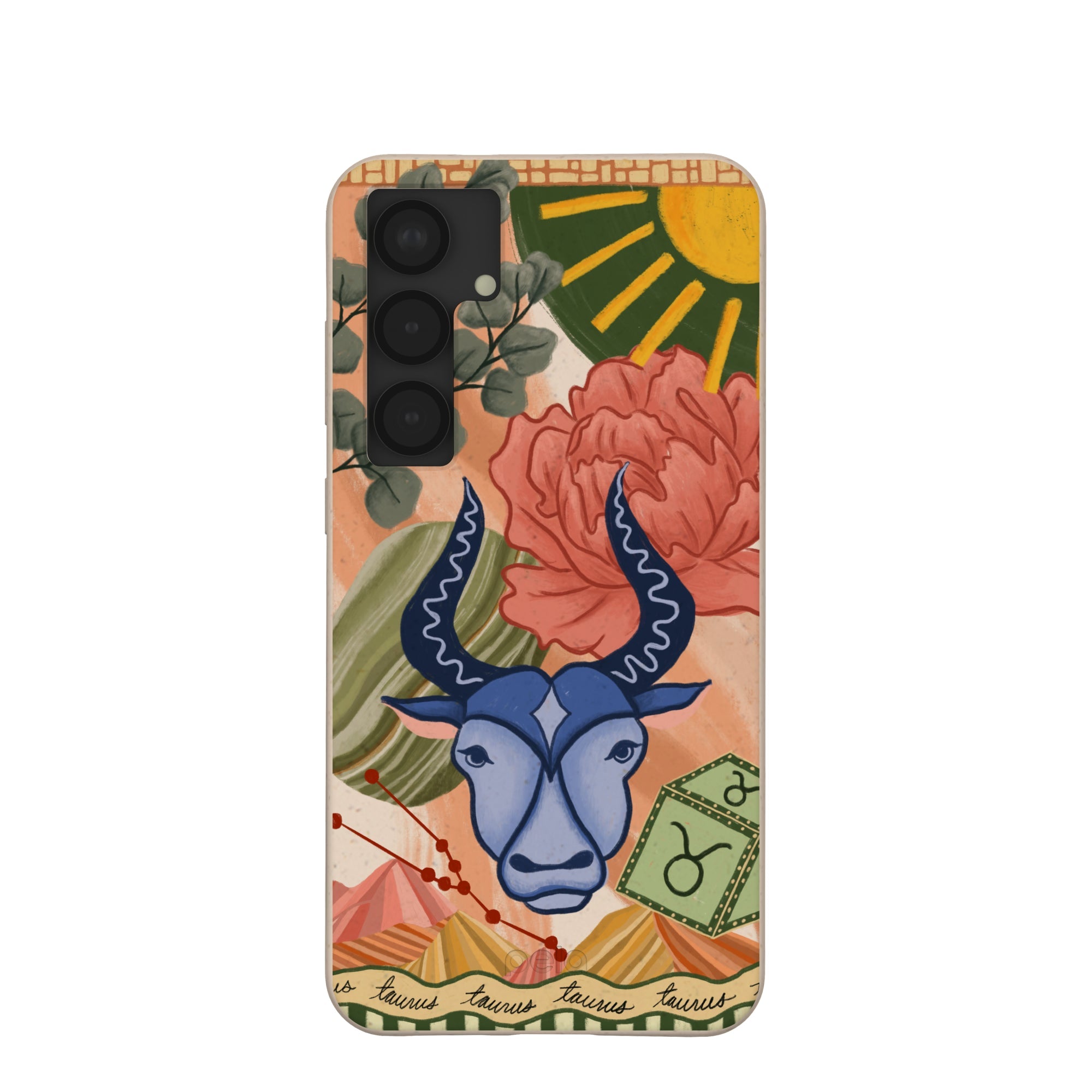 Seashell Taurus Bull Samsung Galaxy S25+(Plus) Case Refurbished - Pela Case refurbished available on Cerqular