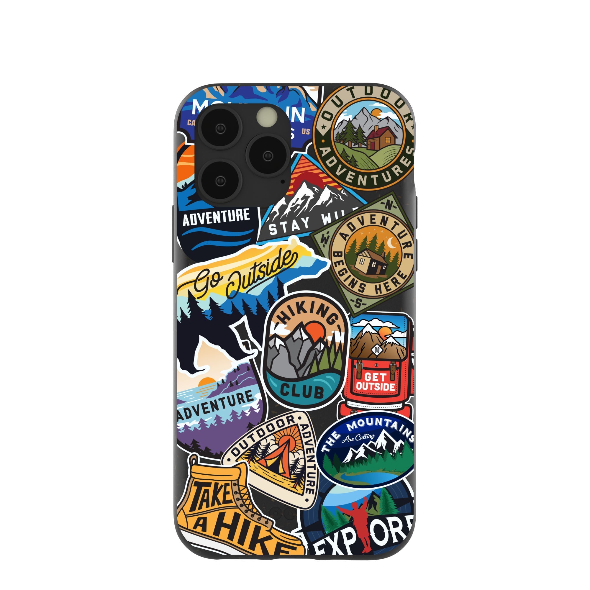 Buy Black Trail Stickers iPhone 11 Pro Case Refurbished - $52.00 Black Trail Stickers iPhone 11 Pro Case Refurbished - Pela Case refurbished available on Cerqular