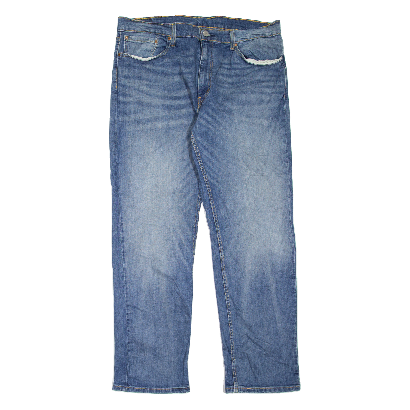 LEVI'S 559 Jeans Mens Blue Relaxed Tapered Stone Wash W38 L32 Refurbished - N/A refurbished available on Cerqular