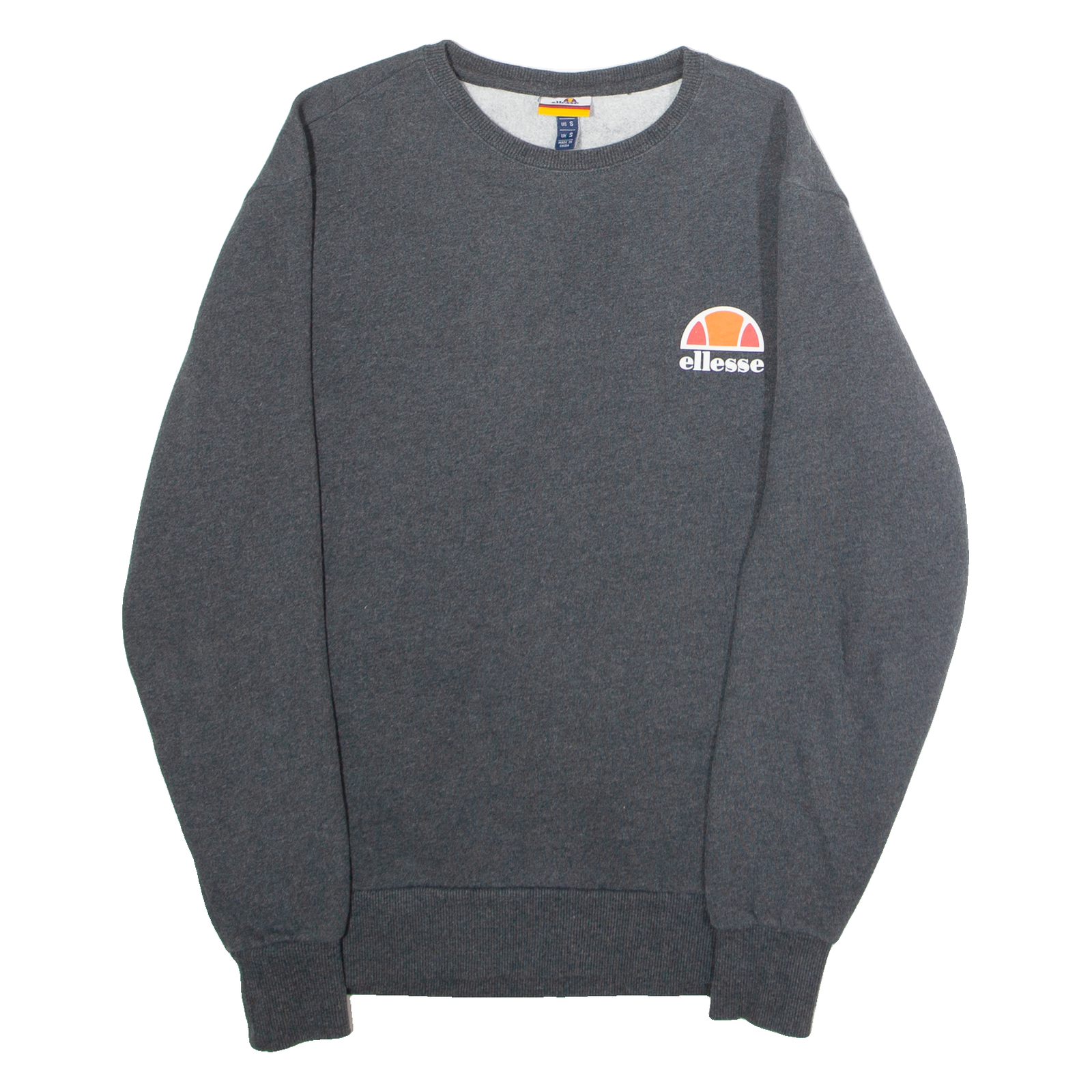 ELLESSE Mens Sweatshirt Grey Crew Neck S Refurbished - N/A refurbished available on Cerqular