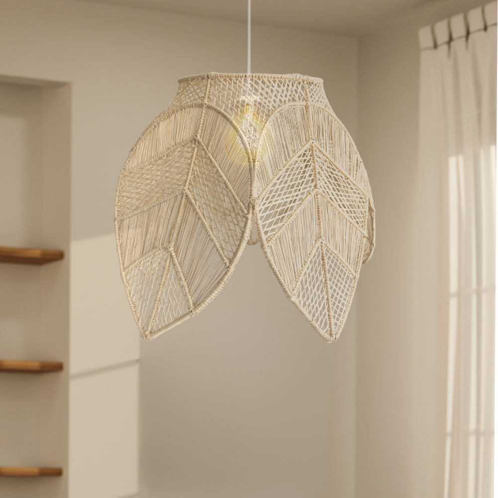 Nipa Lamp Shade Refurbished - Apalma Handmade refurbished available on Cerqular