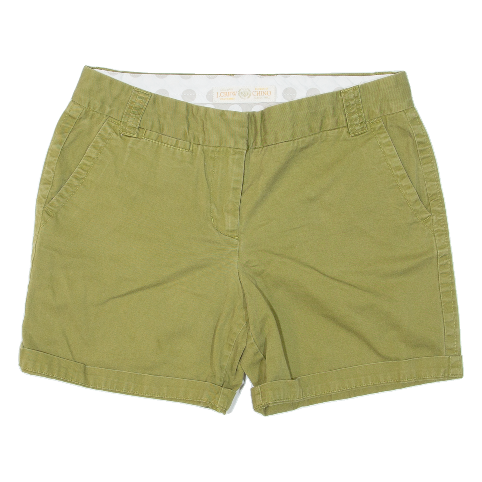 J CREW City Fit Womens Chino Shorts Green M W30 Refurbished - N/A refurbished available on Cerqular