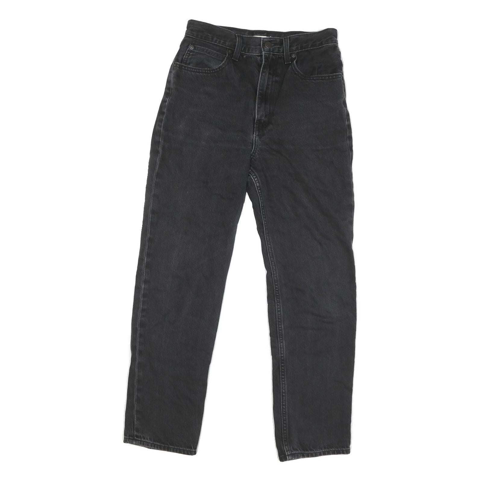 LEVI'S 501 Big E Womens Jeans Black Slim Straight Denim Raw W28 L27 Vintage Refurbished - N/A refurbished available on Cerqular
