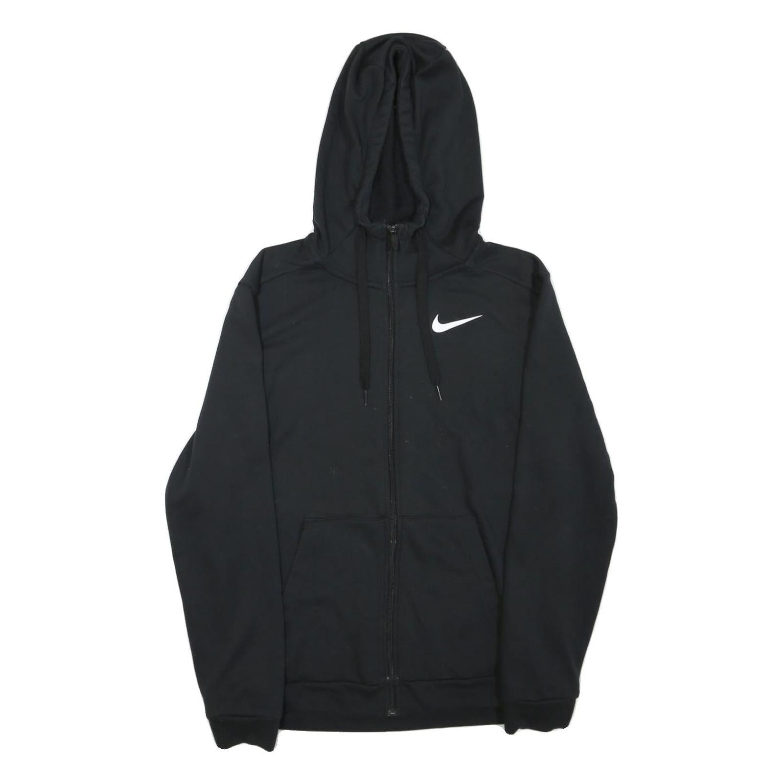 NIKE Mens Black Hoodie S Cotton Blend Full Zip Sportswear Casual Refurbished - N/A refurbished available on Cerqular